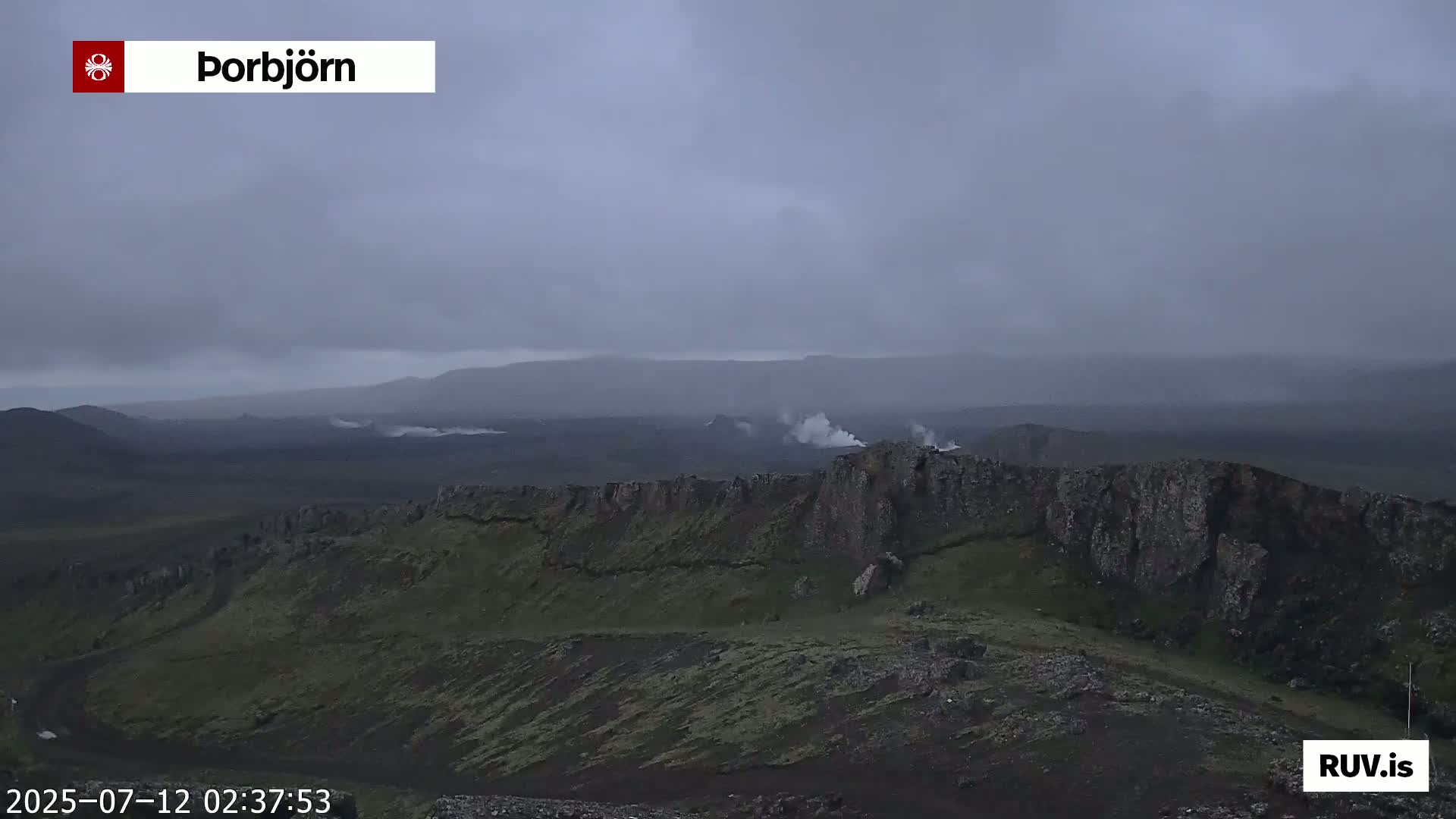 Thorbjörn Tuya Volcano ( Þorbjörn - Þorbjarnarfell ) Live Cam - Grindavik, Grindavikurbaer (Grindavíkurbær), Southern Peninsula (Suðurnes), Iceland