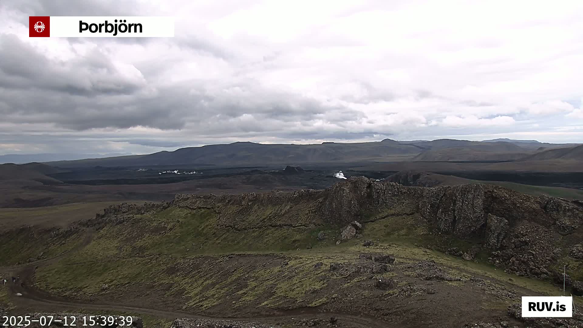 Thorbjörn Tuya Volcano ( Þorbjörn - Þorbjarnarfell ) Live Cam - Grindavik, Grindavikurbaer (Grindavíkurbær), Southern Peninsula (Suðurnes), Iceland