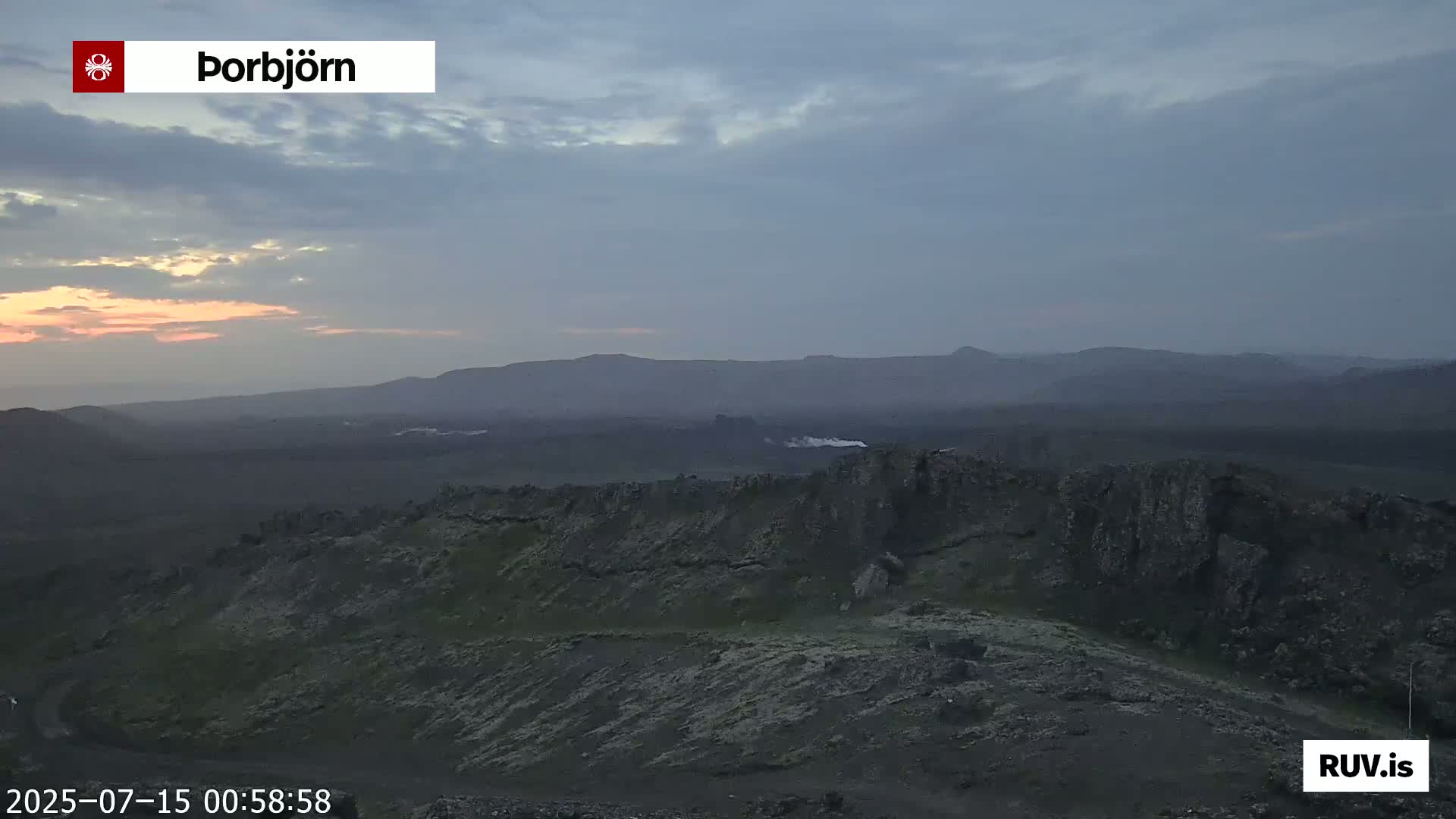 Thorbjörn Tuya Volcano ( Þorbjörn - Þorbjarnarfell ) Live Cam - Grindavik, Grindavikurbaer (Grindavíkurbær), Southern Peninsula (Suðurnes), Iceland