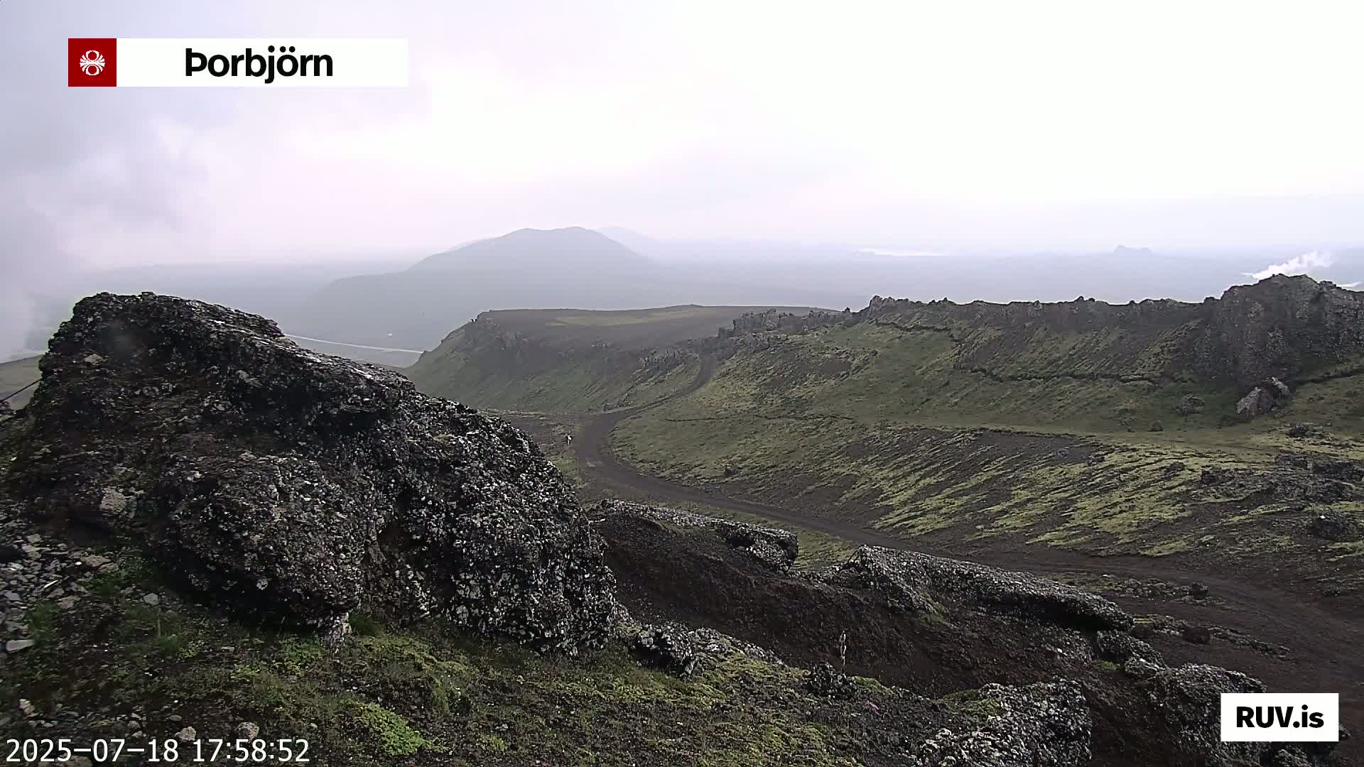Thorbjörn Tuya Volcano ( Þorbjörn - Þorbjarnarfell ) Live Cam - Grindavik, Grindavikurbaer (Grindavíkurbær), Southern Peninsula (Suðurnes), Iceland