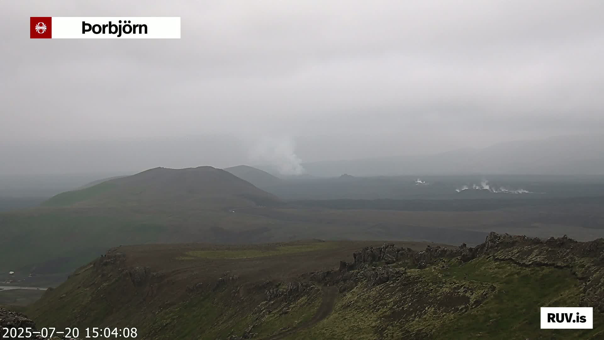 Thorbjörn Tuya Volcano ( Þorbjörn - Þorbjarnarfell ) Live Cam - Grindavik, Grindavikurbaer (Grindavíkurbær), Southern Peninsula (Suðurnes), Iceland
