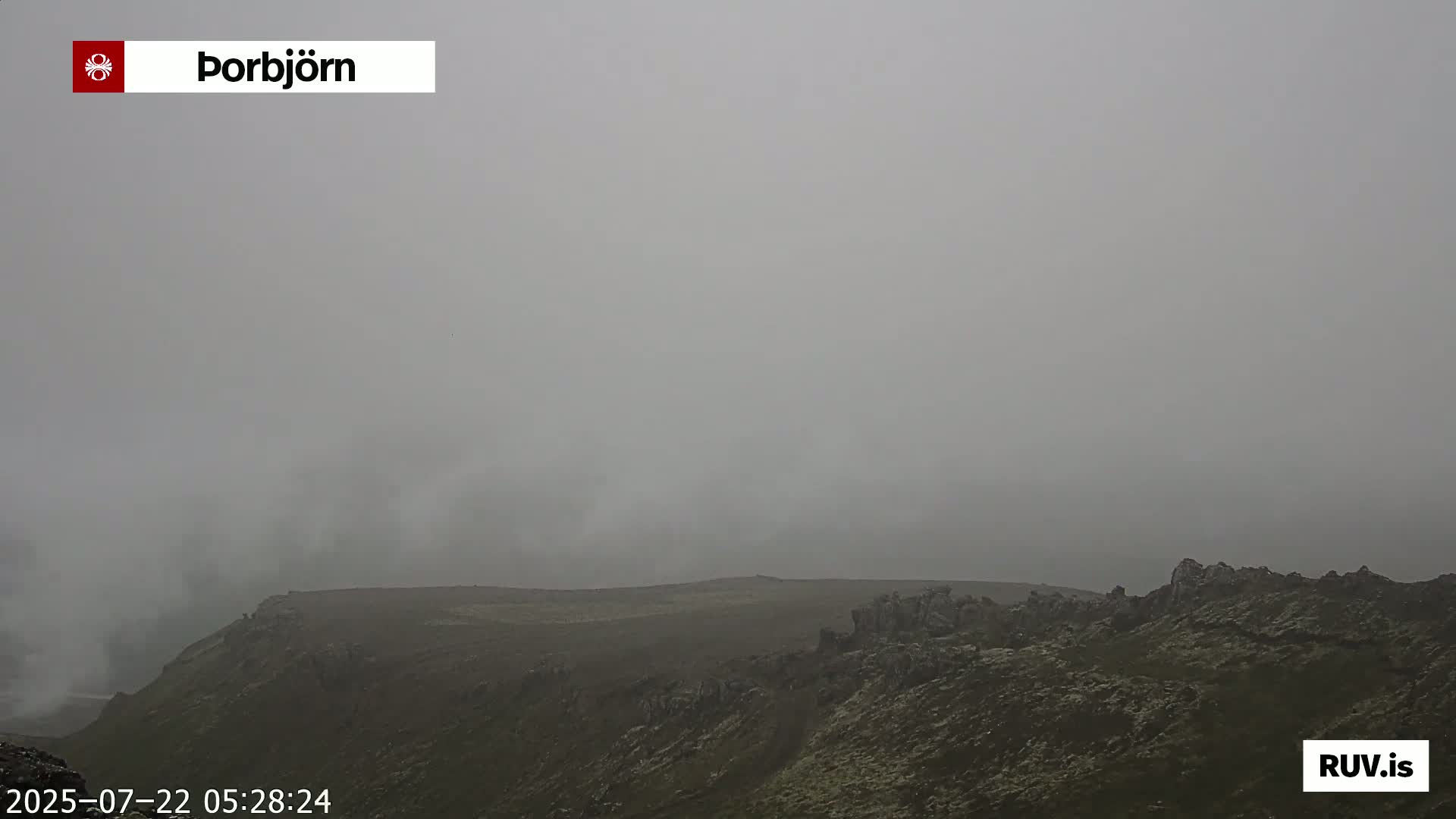 Thorbjörn Tuya Volcano ( Þorbjörn - Þorbjarnarfell ) Live Cam - Grindavik, Grindavikurbaer (Grindavíkurbær), Southern Peninsula (Suðurnes), Iceland
