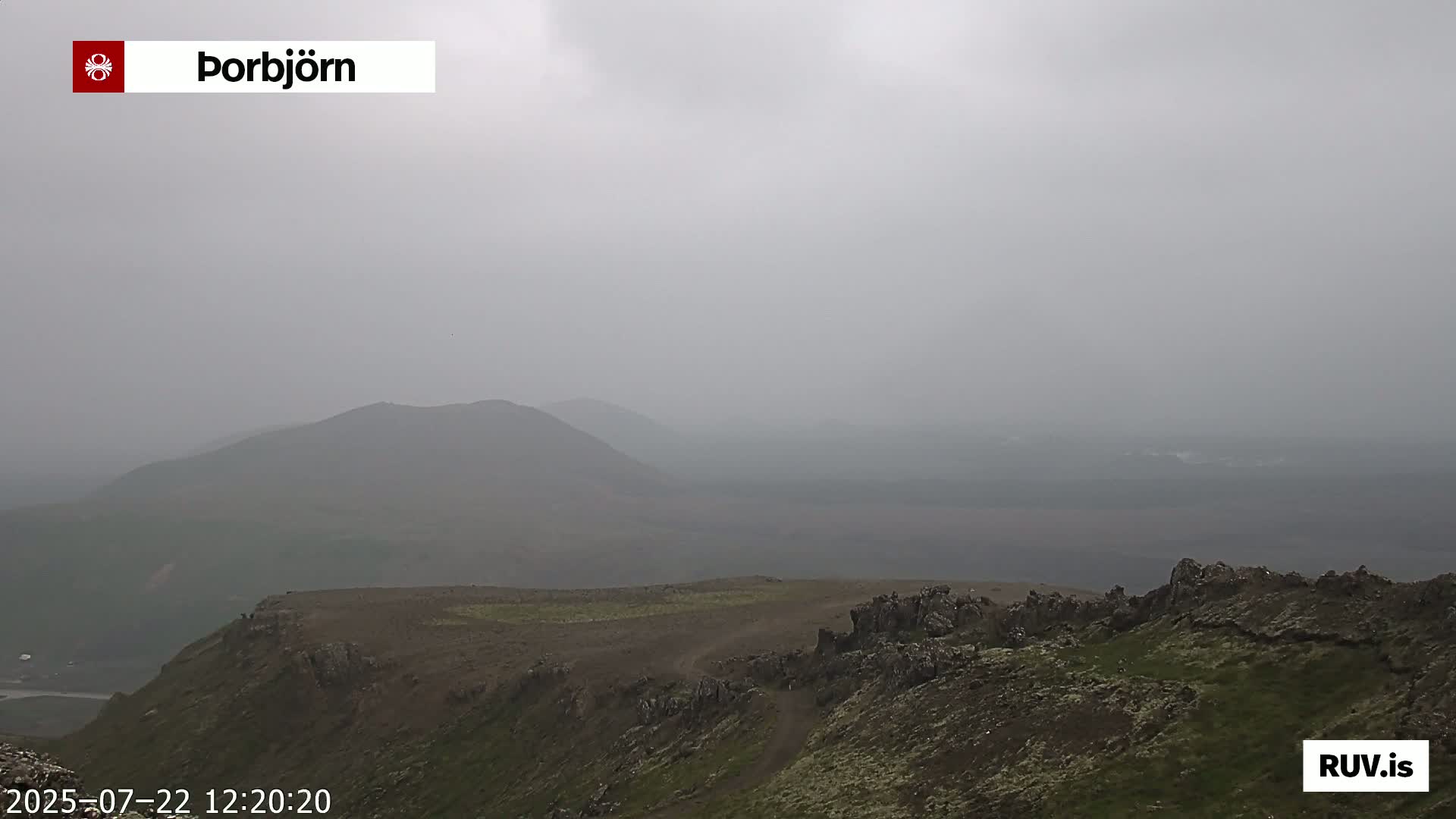Thorbjörn Tuya Volcano ( Þorbjörn - Þorbjarnarfell ) Live Cam - Grindavik, Grindavikurbaer (Grindavíkurbær), Southern Peninsula (Suðurnes), Iceland