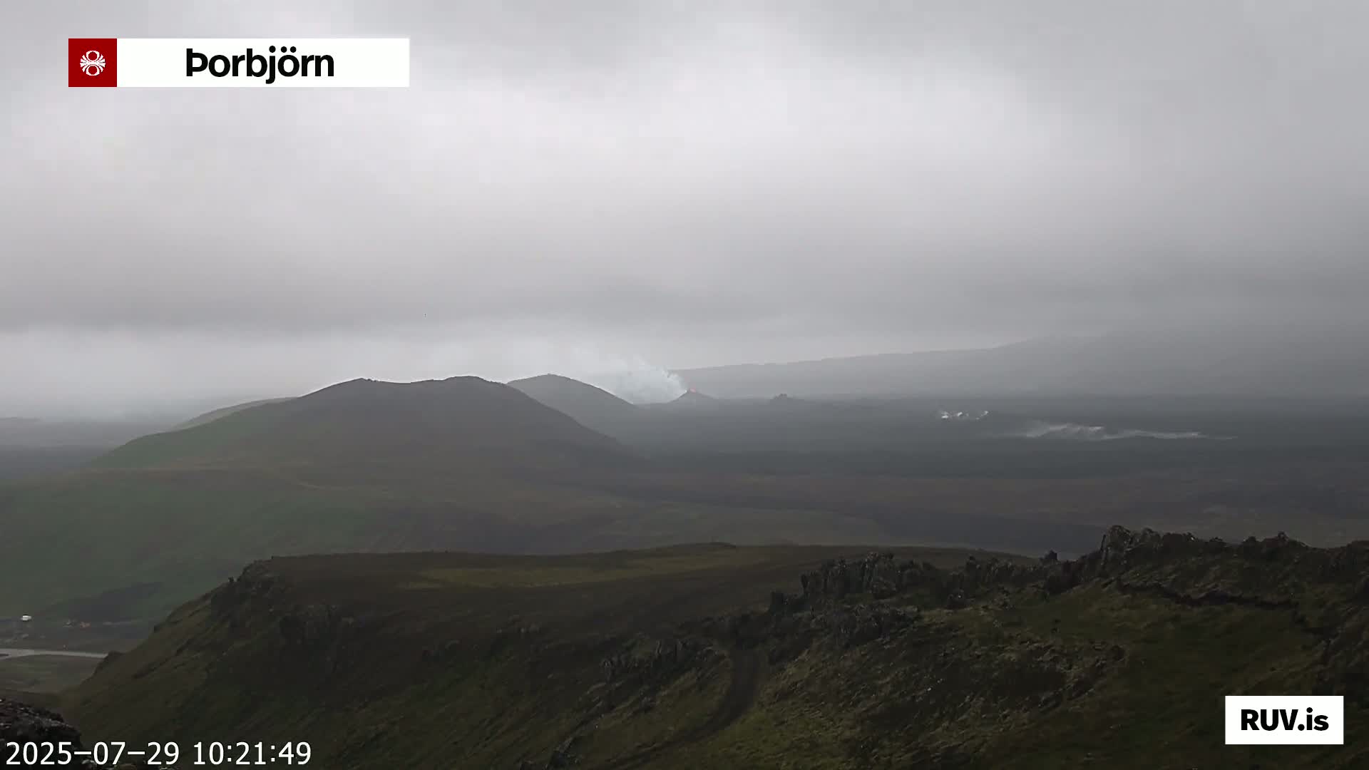 Thorbjörn Tuya Volcano ( Þorbjörn - Þorbjarnarfell ) Live Cam - Grindavik, Grindavikurbaer (Grindavíkurbær), Southern Peninsula (Suðurnes), Iceland