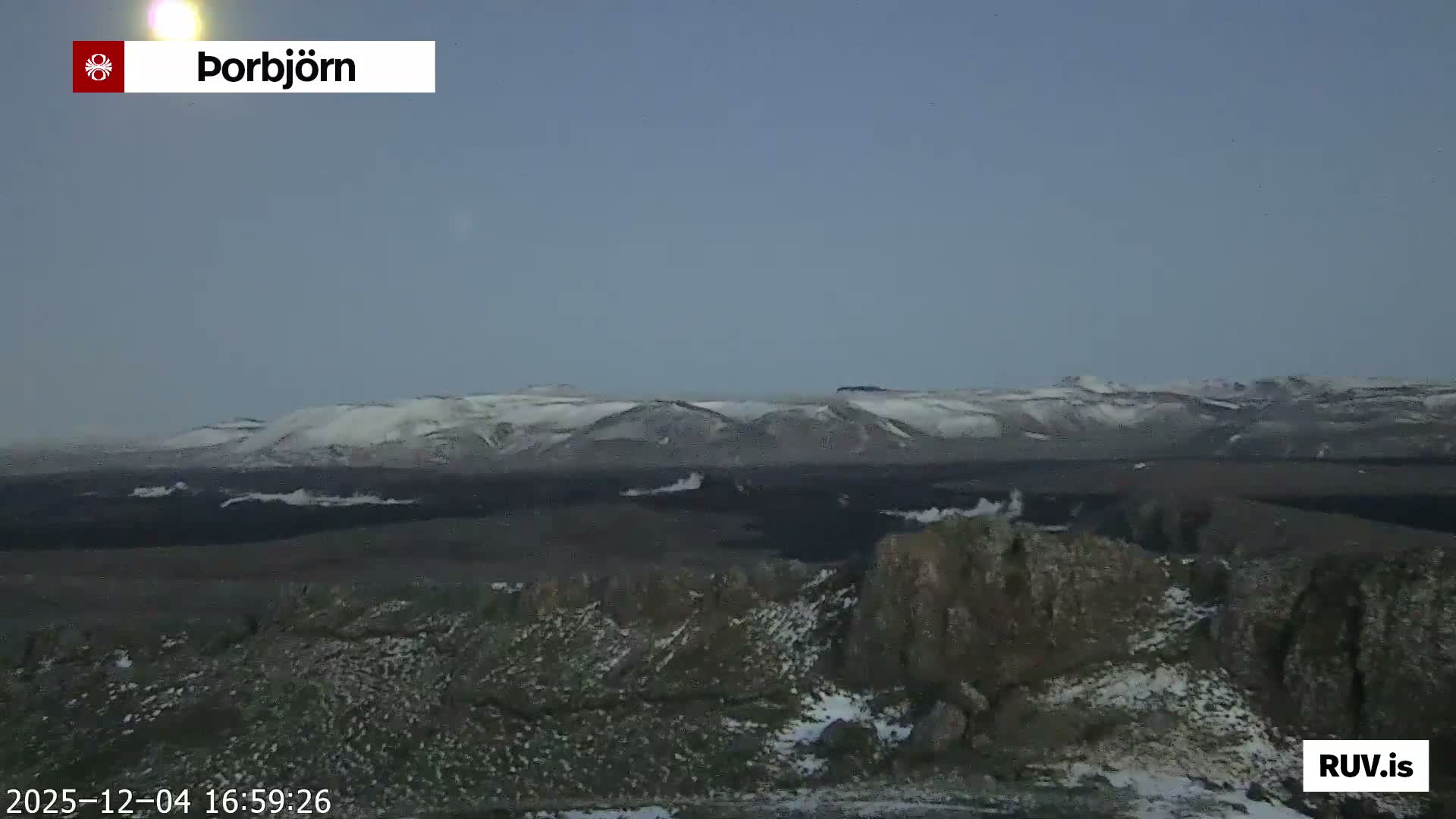Thorbjörn Tuya Volcano ( Þorbjörn - Þorbjarnarfell ) Live Cam - Grindavik, Grindavikurbaer (Grindavíkurbær), Southern Peninsula (Suðurnes), Iceland