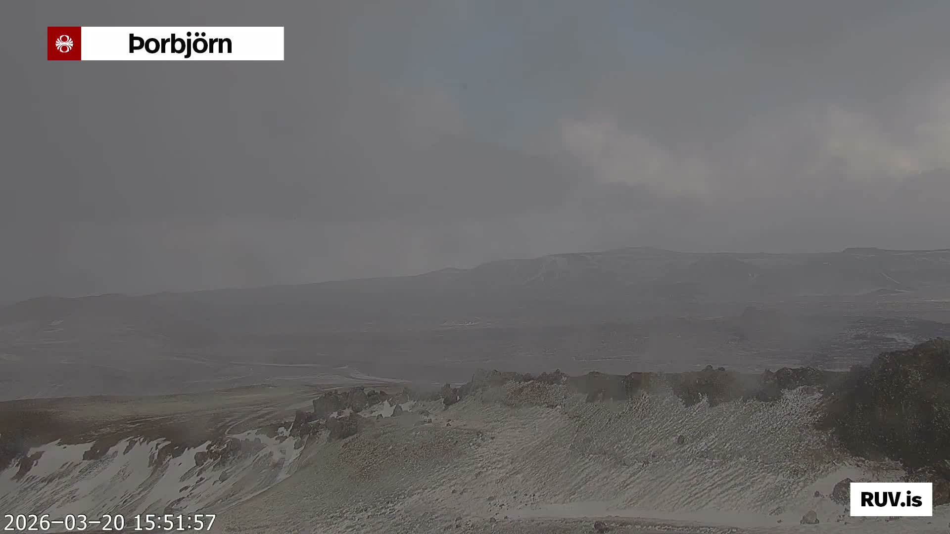 Thorbjörn Tuya Volcano ( Þorbjörn - Þorbjarnarfell ) Live Cam - Grindavik, Grindavikurbaer (Grindavíkurbær), Southern Peninsula (Suðurnes), Iceland