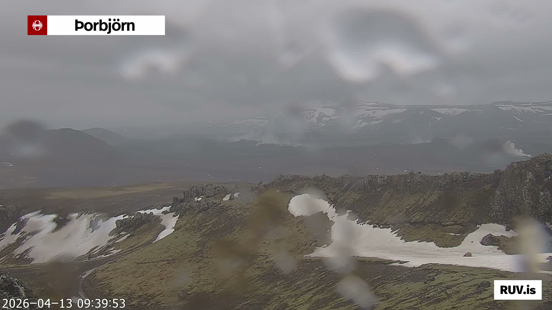 Thorbjörn Tuya Volcano ( Þorbjörn - Þorbjarnarfell ) Live Cam - Grindavik, Grindavikurbaer (Grindavíkurbær), Southern Peninsula (Suðurnes), Iceland