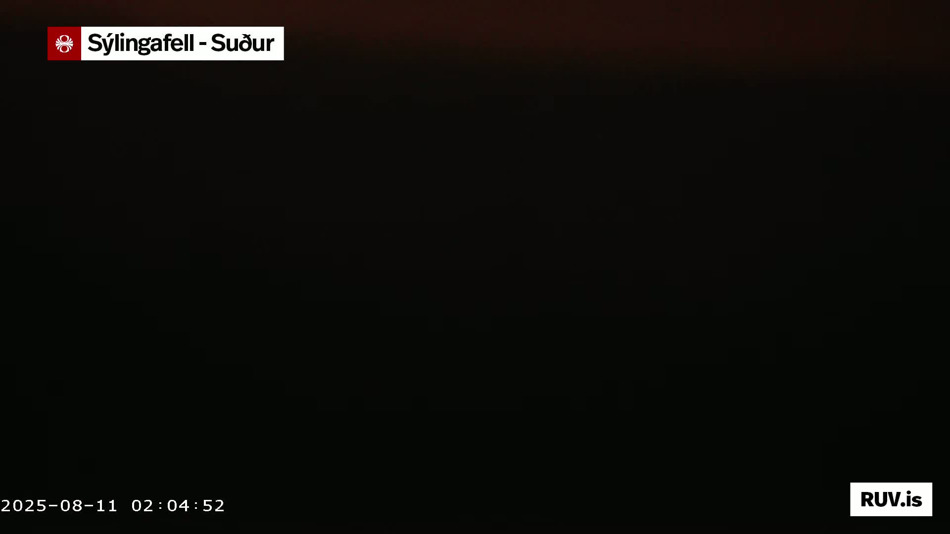 Sýlingarfell Tuya Volcano towards South & Grindavik City Silhouette PTZ Live Cam - Grindavik, Grindavikurbaer (Grindavíkurbær), Southern Peninsula (Suðurnes), Iceland