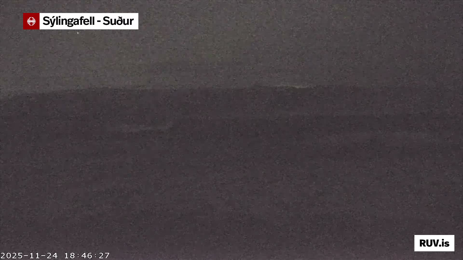 Sýlingarfell Tuya Volcano towards South & Grindavik City Silhouette PTZ Live Cam - Grindavik, Grindavikurbaer (Grindavíkurbær), Southern Peninsula (Suðurnes), Iceland