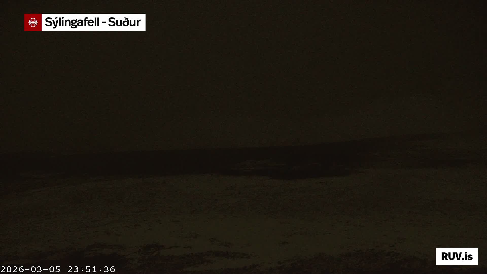 Sýlingarfell Tuya Volcano towards South & Grindavik City Silhouette PTZ Live Cam - Grindavik, Grindavikurbaer (Grindavíkurbær), Southern Peninsula (Suðurnes), Iceland