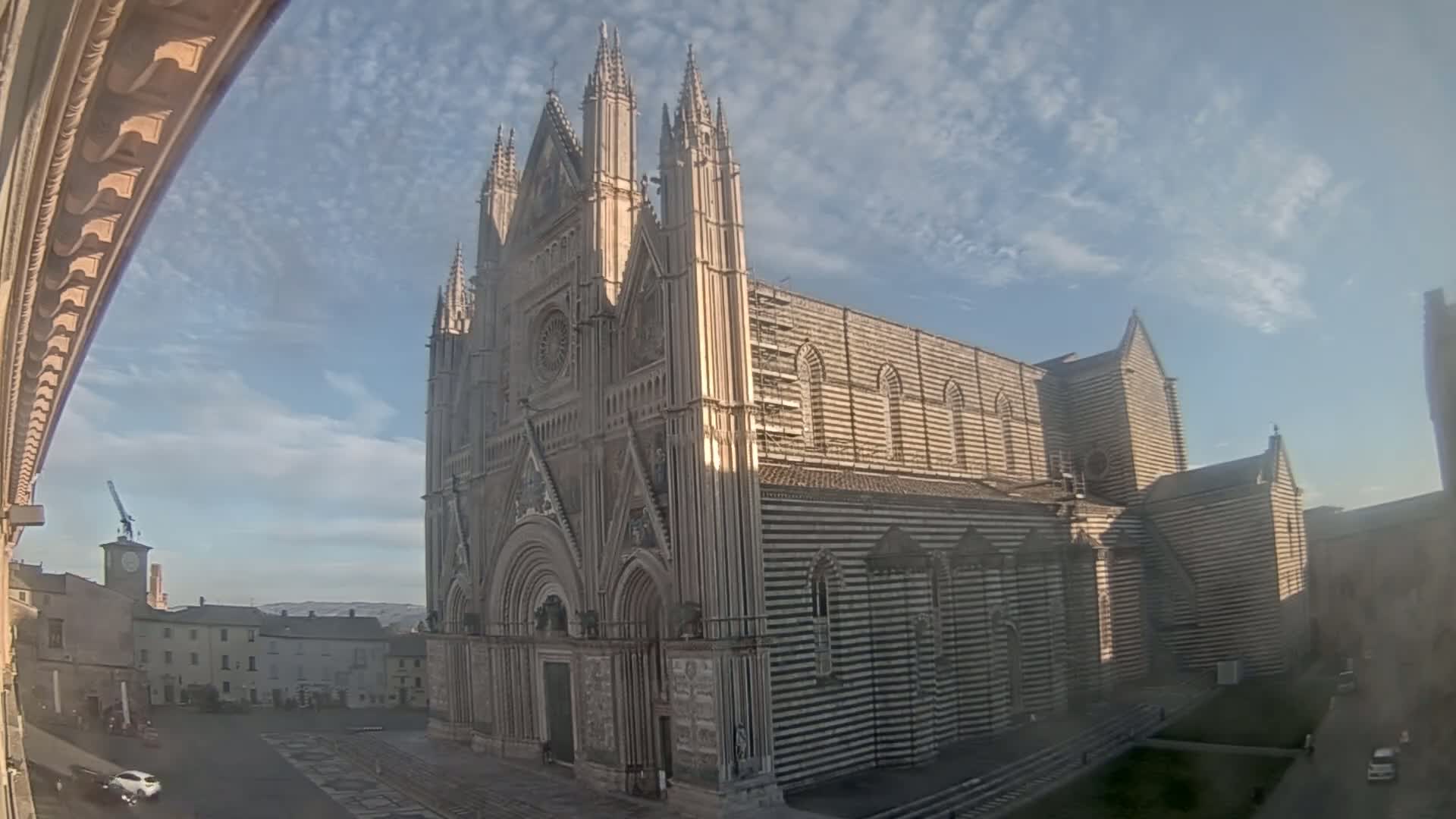 Orvieto Cathedral  Piazza Duomo Square Live Cam - Terni, Umbria, Italy