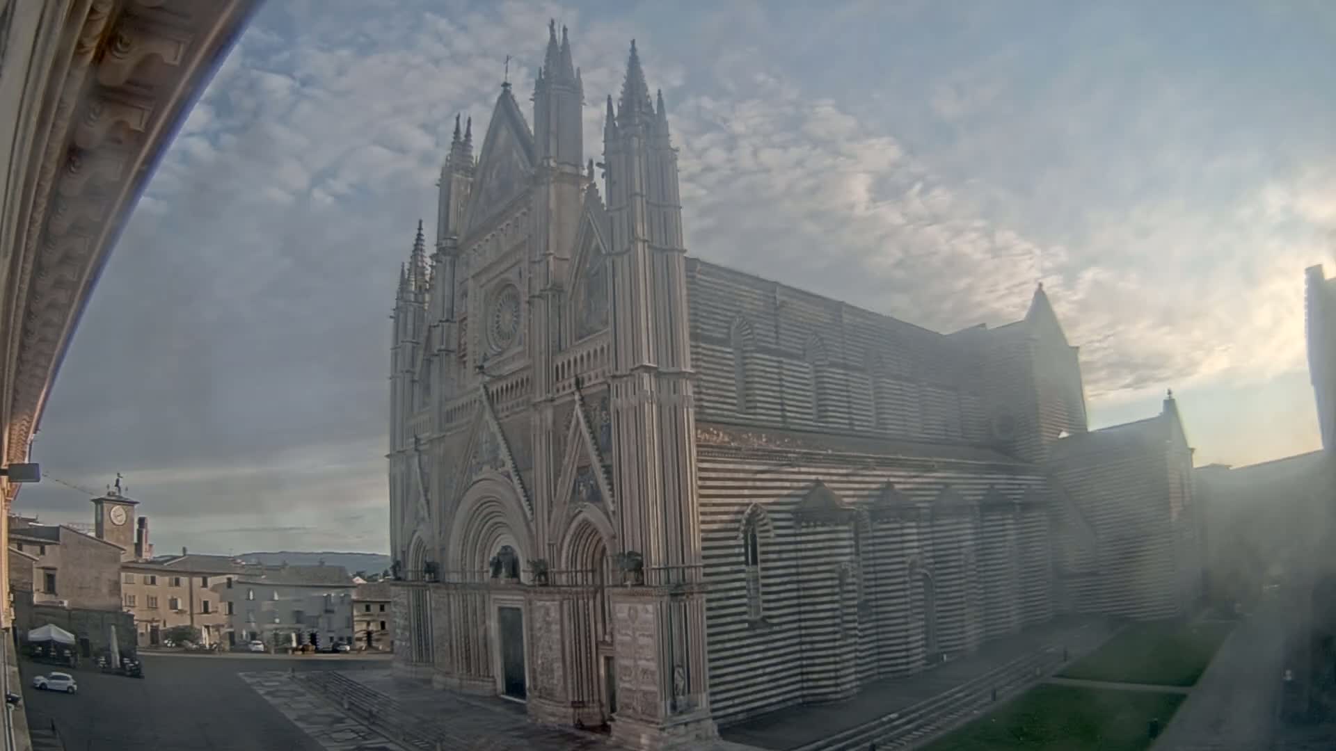 Orvieto Cathedral  Piazza Duomo Square Live Cam - Terni, Umbria, Italy