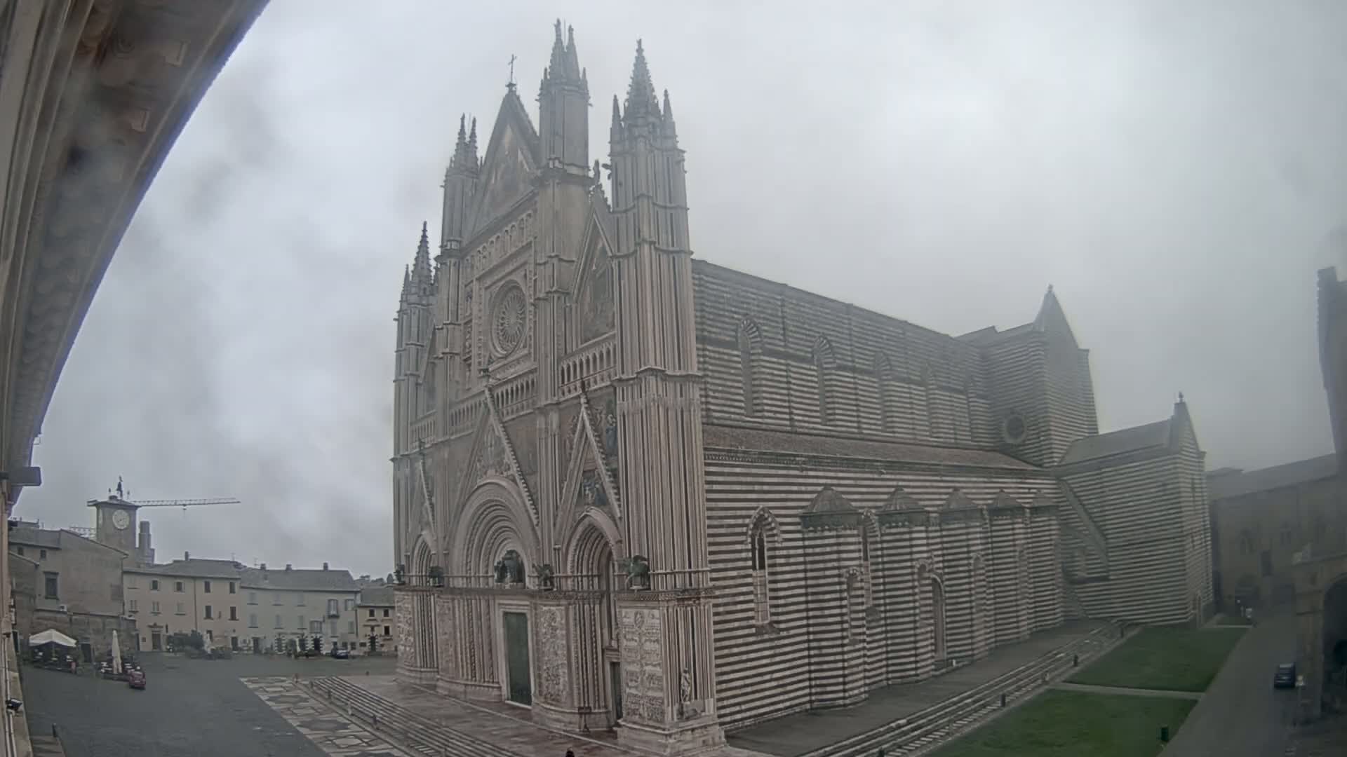 Orvieto Cathedral  Piazza Duomo Square Live Cam - Terni, Umbria, Italy