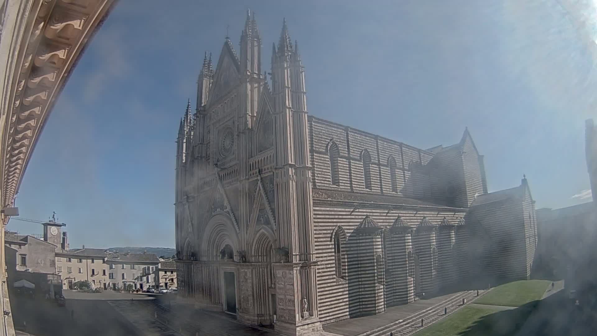 Orvieto Cathedral  Piazza Duomo Square Live Cam - Terni, Umbria, Italy