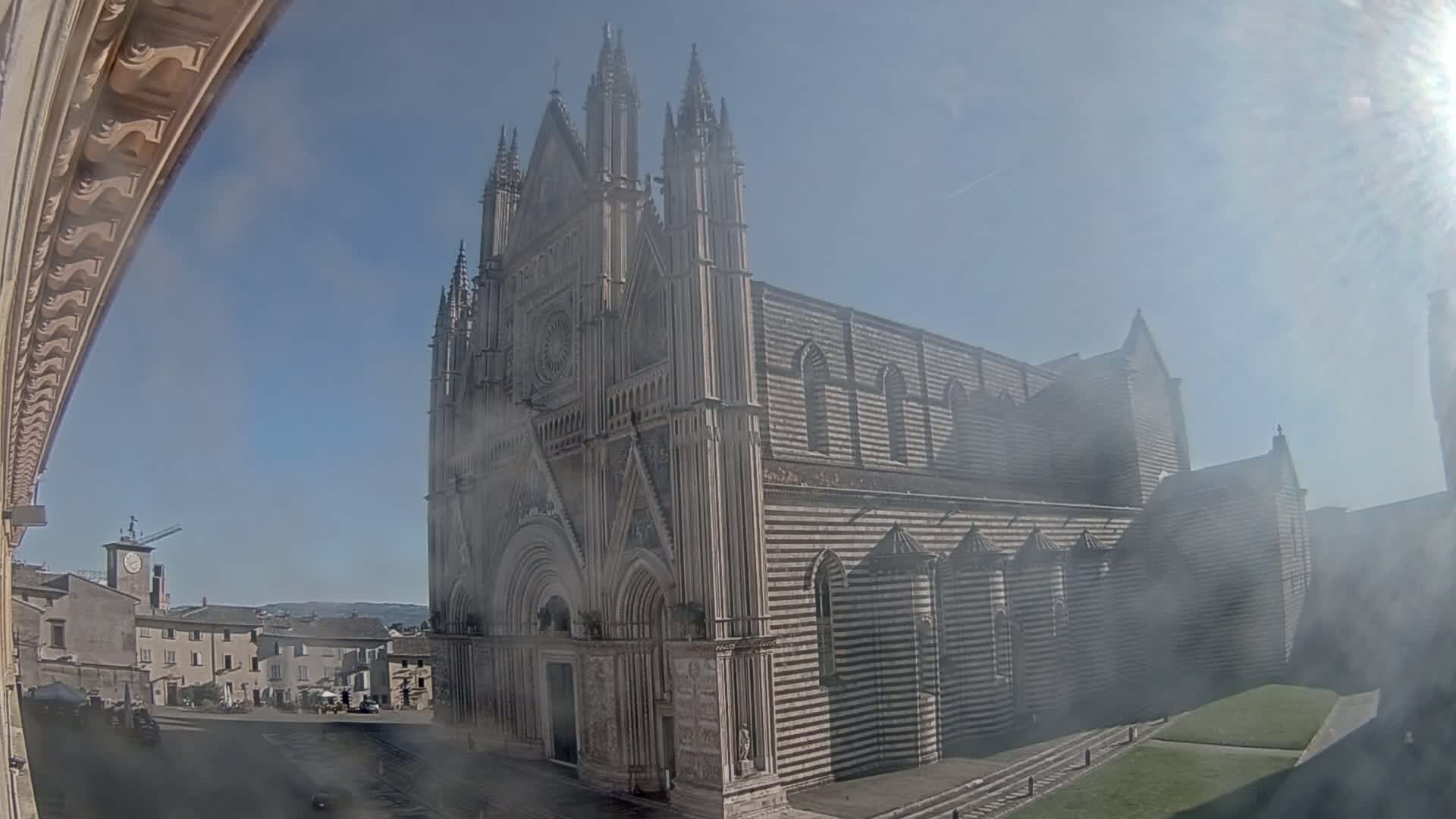 Orvieto Cathedral  Piazza Duomo Square Live Cam - Terni, Umbria, Italy