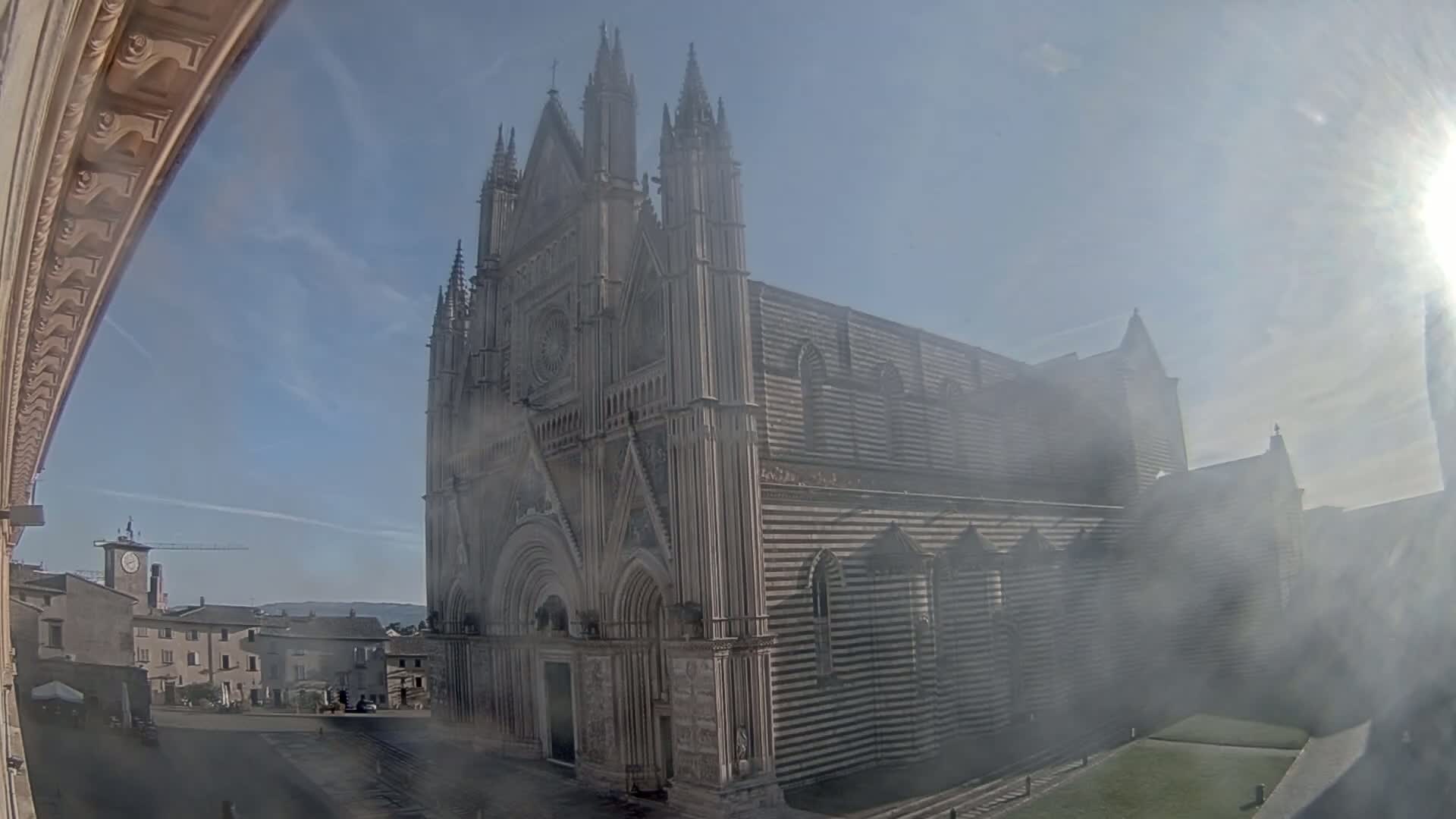 Orvieto Cathedral  Piazza Duomo Square Live Cam - Terni, Umbria, Italy
