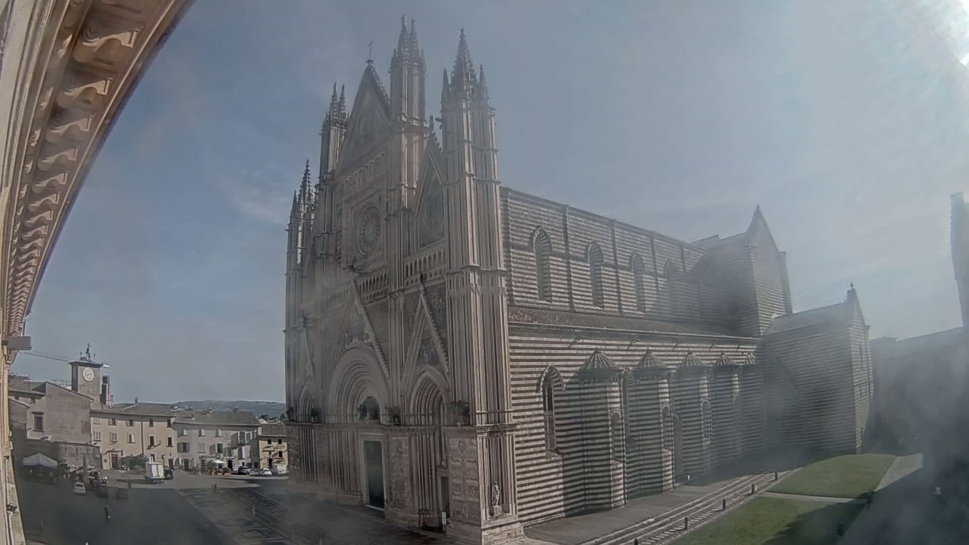 Orvieto Cathedral  Piazza Duomo Square Live Cam - Terni, Umbria, Italy