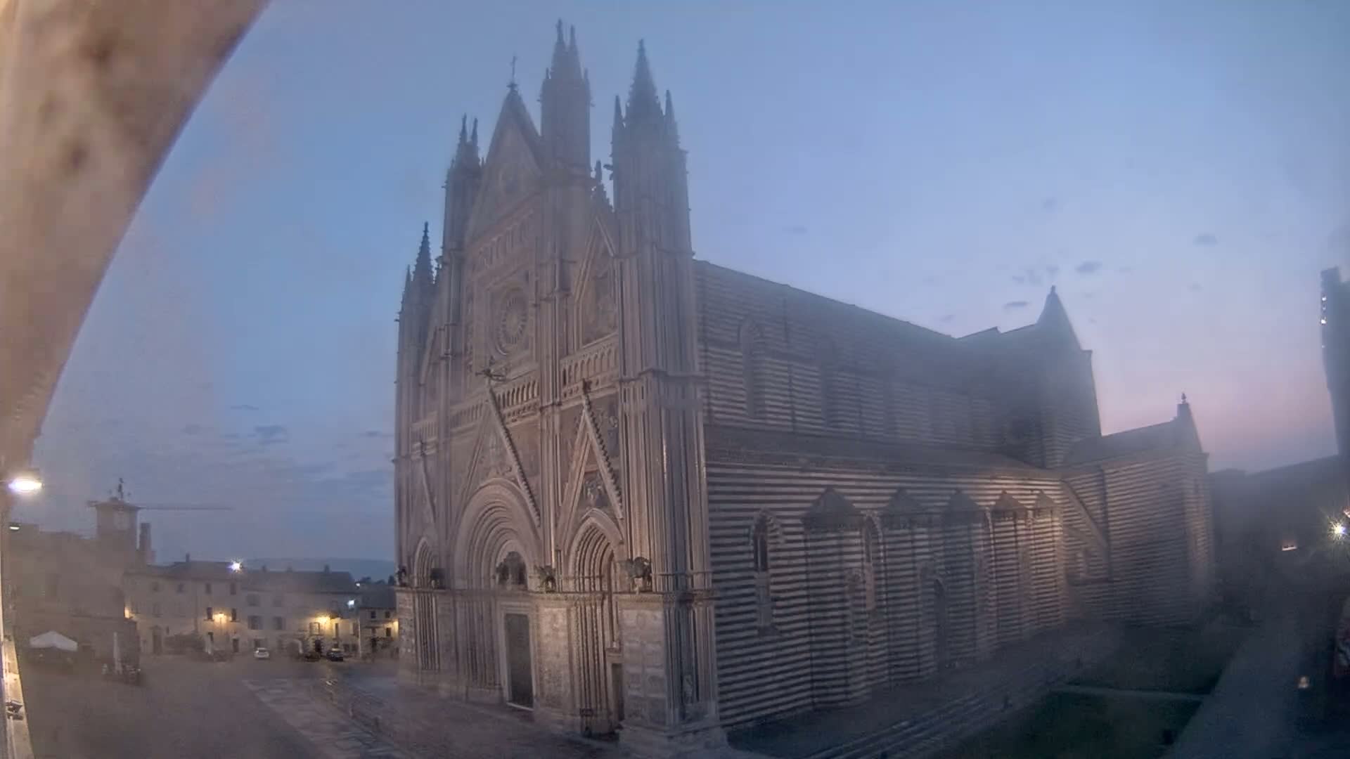 Orvieto Cathedral  Piazza Duomo Square Live Cam - Terni, Umbria, Italy