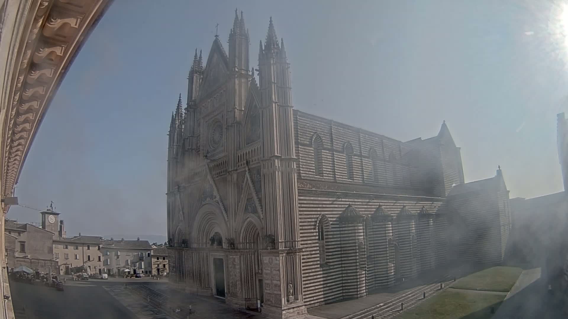 Orvieto Cathedral  Piazza Duomo Square Live Cam - Terni, Umbria, Italy