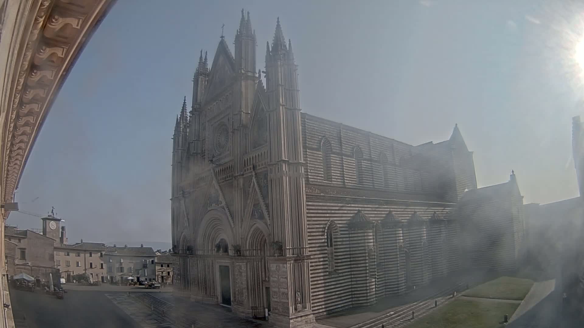 Orvieto Cathedral  Piazza Duomo Square Live Cam - Terni, Umbria, Italy