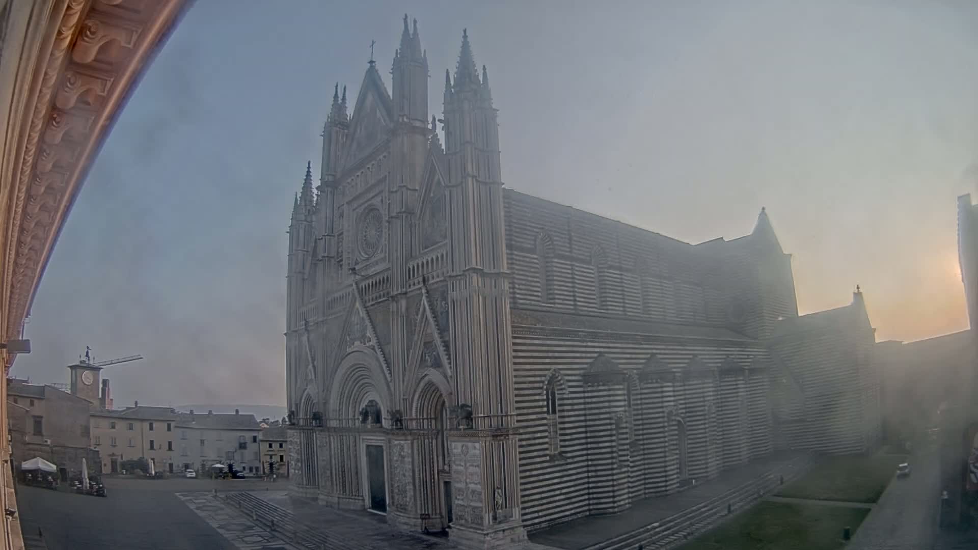 Orvieto Cathedral  Piazza Duomo Square Live Cam - Terni, Umbria, Italy