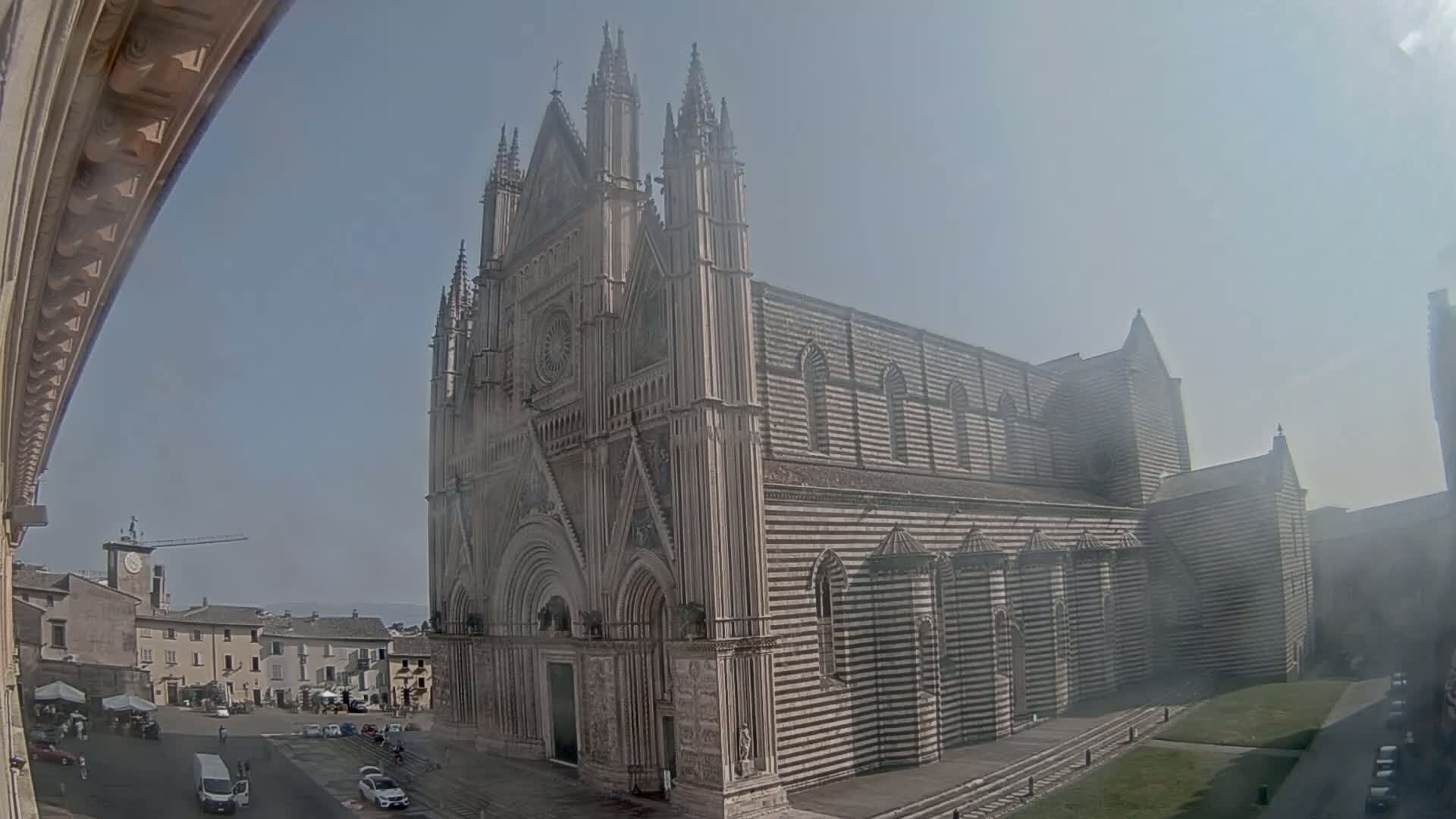 Orvieto Cathedral  Piazza Duomo Square Live Cam - Terni, Umbria, Italy