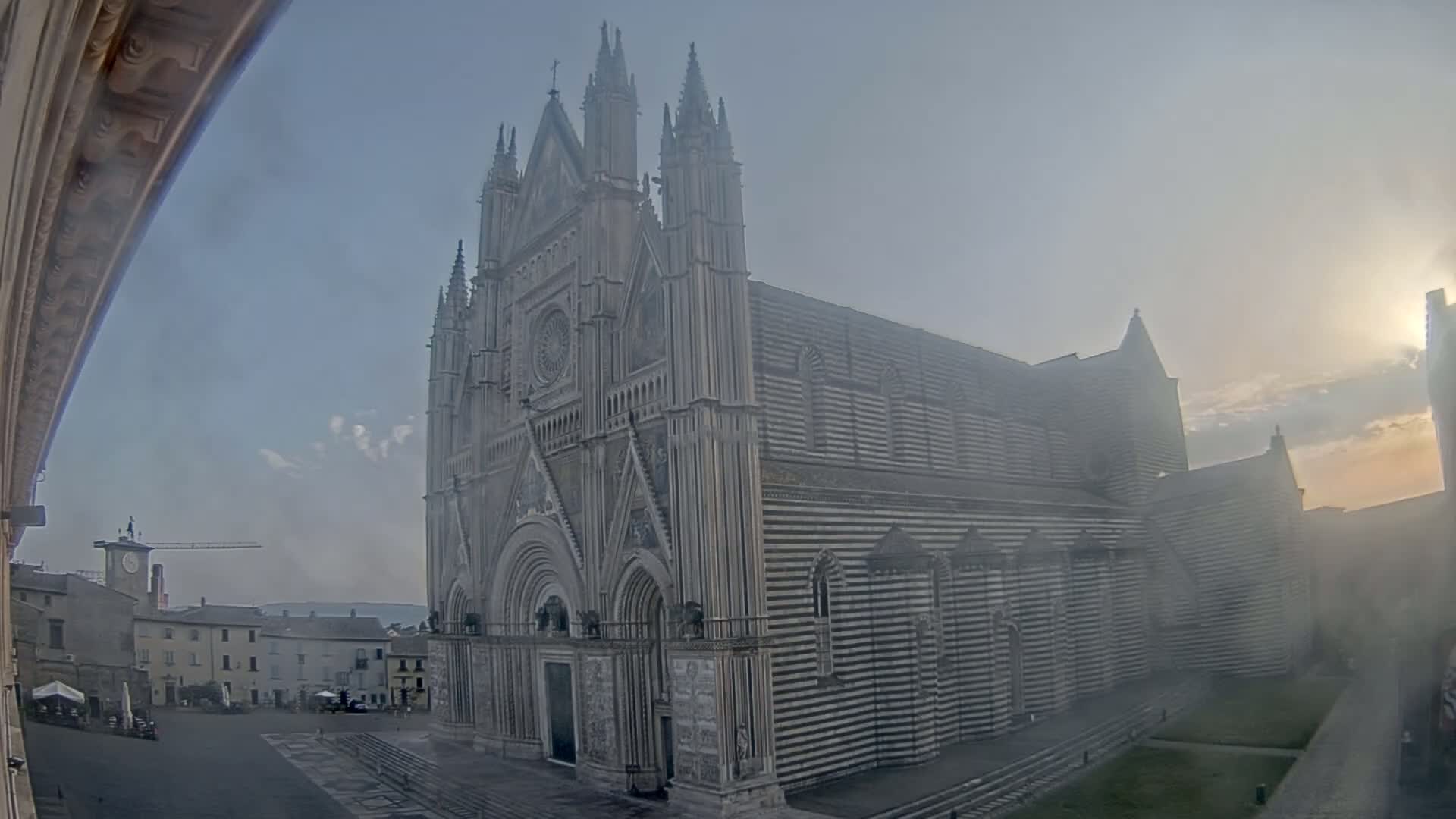 Orvieto Cathedral  Piazza Duomo Square Live Cam - Terni, Umbria, Italy