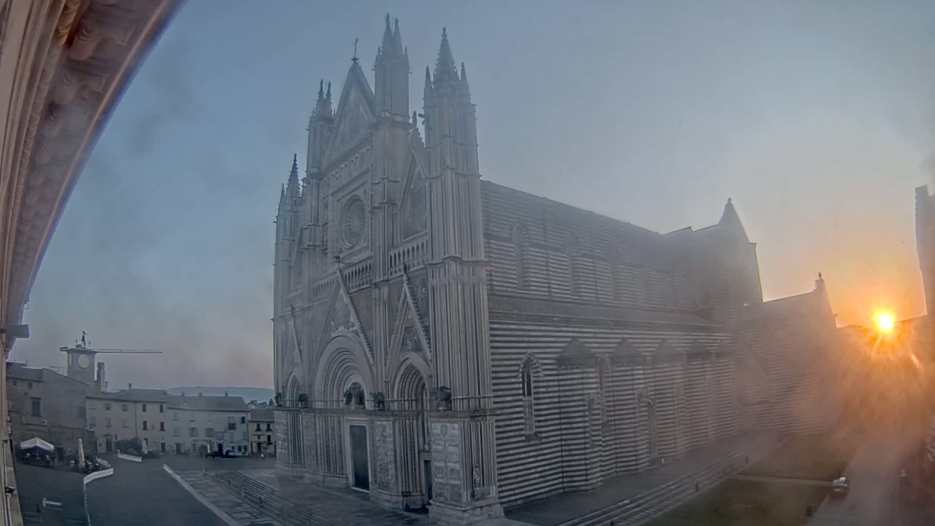 Orvieto Cathedral  Piazza Duomo Square Live Cam - Terni, Umbria, Italy