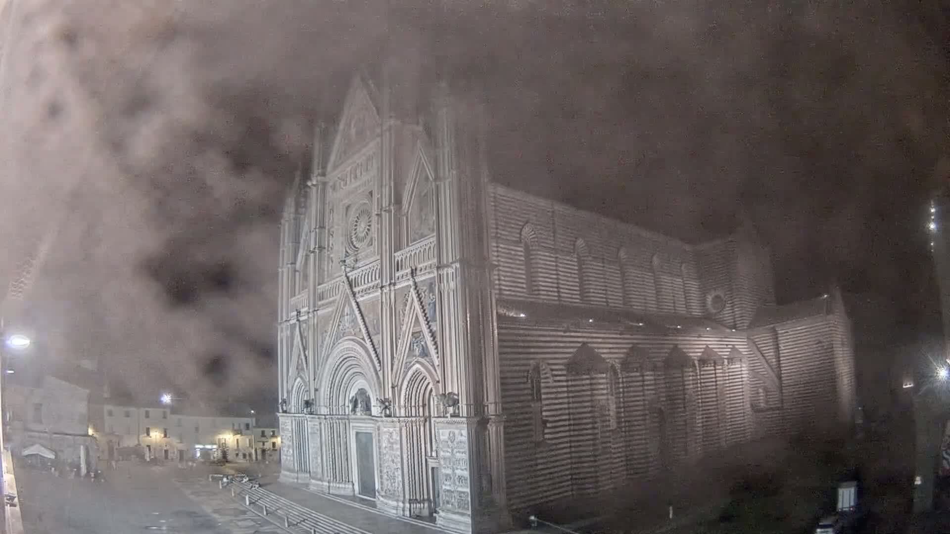 Orvieto Cathedral  Piazza Duomo Square Live Cam - Terni, Umbria, Italy