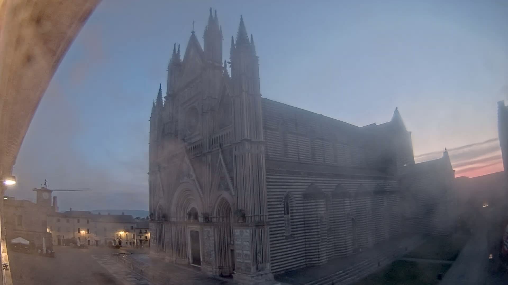 Orvieto Cathedral  Piazza Duomo Square Live Cam - Terni, Umbria, Italy