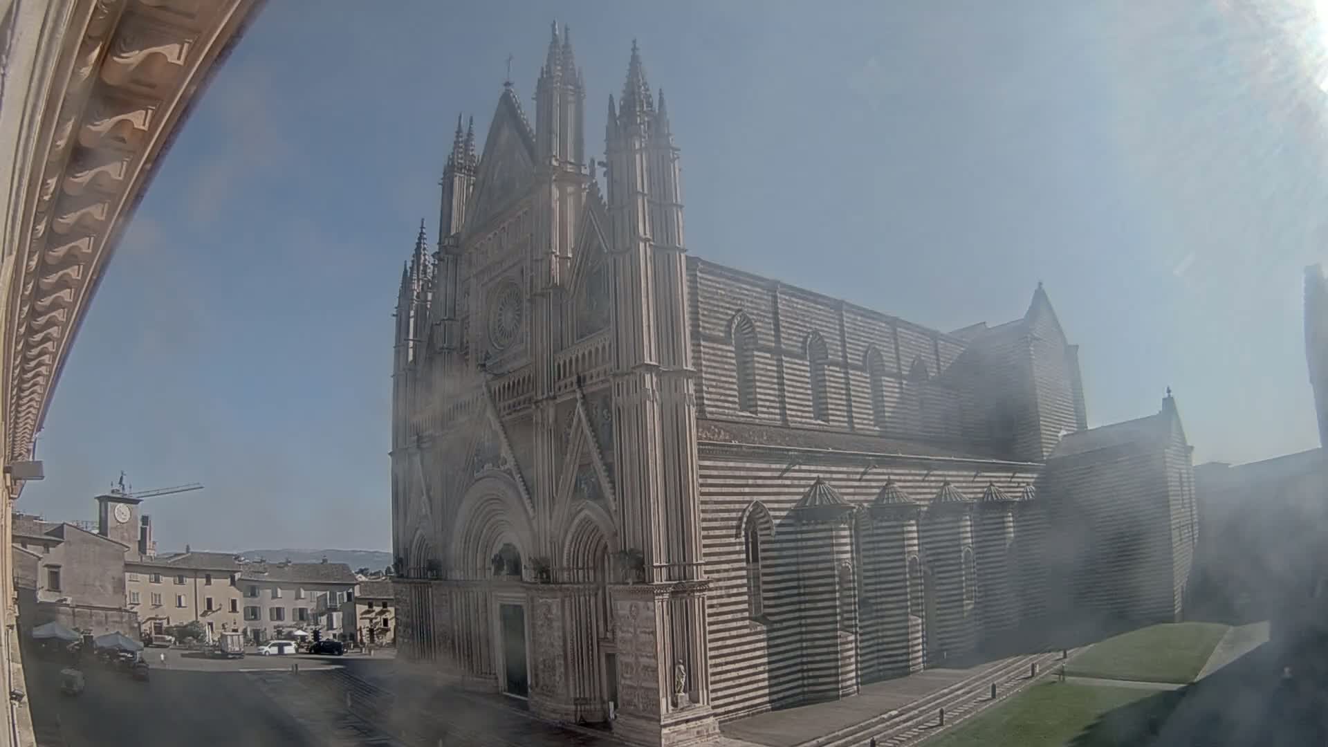 Orvieto Cathedral  Piazza Duomo Square Live Cam - Terni, Umbria, Italy