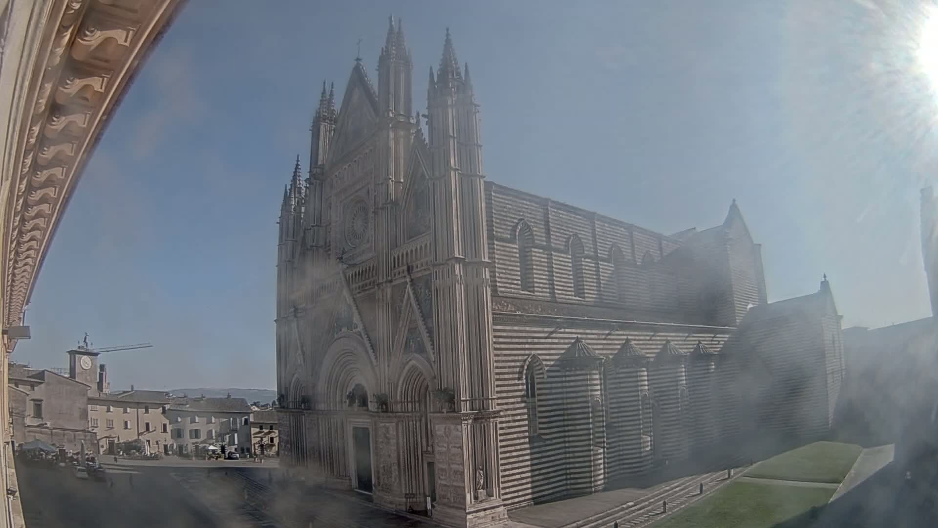 Orvieto Cathedral  Piazza Duomo Square Live Cam - Terni, Umbria, Italy