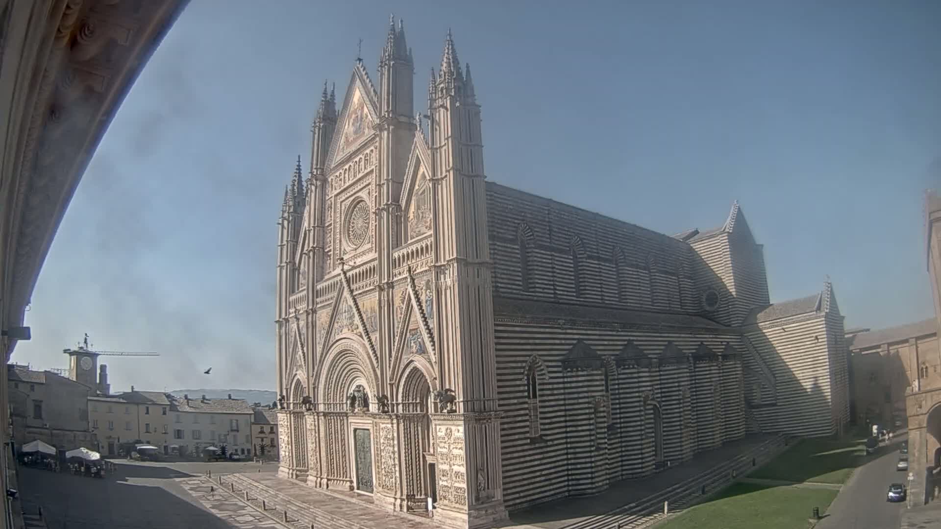 Orvieto Cathedral  Piazza Duomo Square Live Cam - Terni, Umbria, Italy