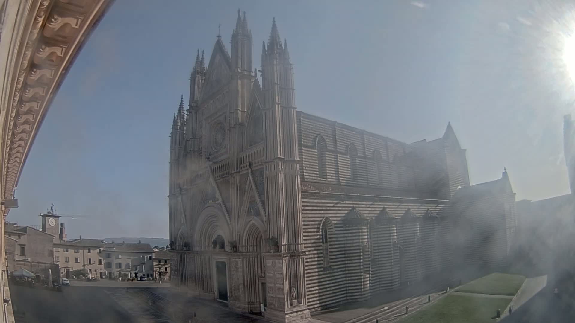 Orvieto Cathedral  Piazza Duomo Square Live Cam - Terni, Umbria, Italy