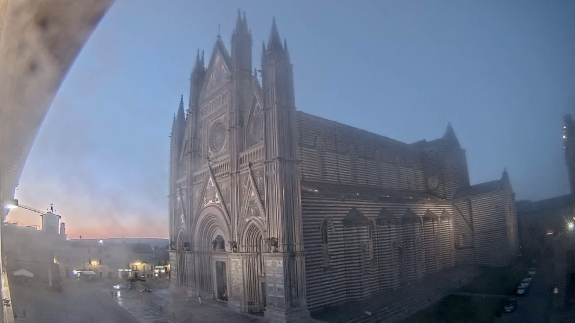 Orvieto Cathedral  Piazza Duomo Square Live Cam - Terni, Umbria, Italy
