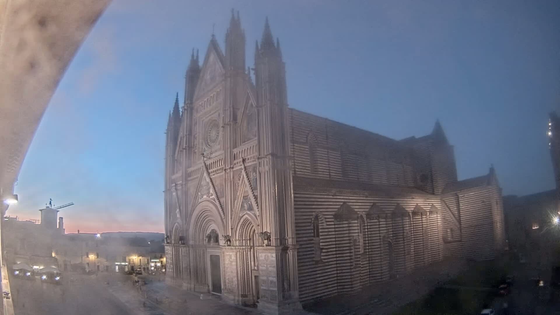 Orvieto Cathedral  Piazza Duomo Square Live Cam - Terni, Umbria, Italy