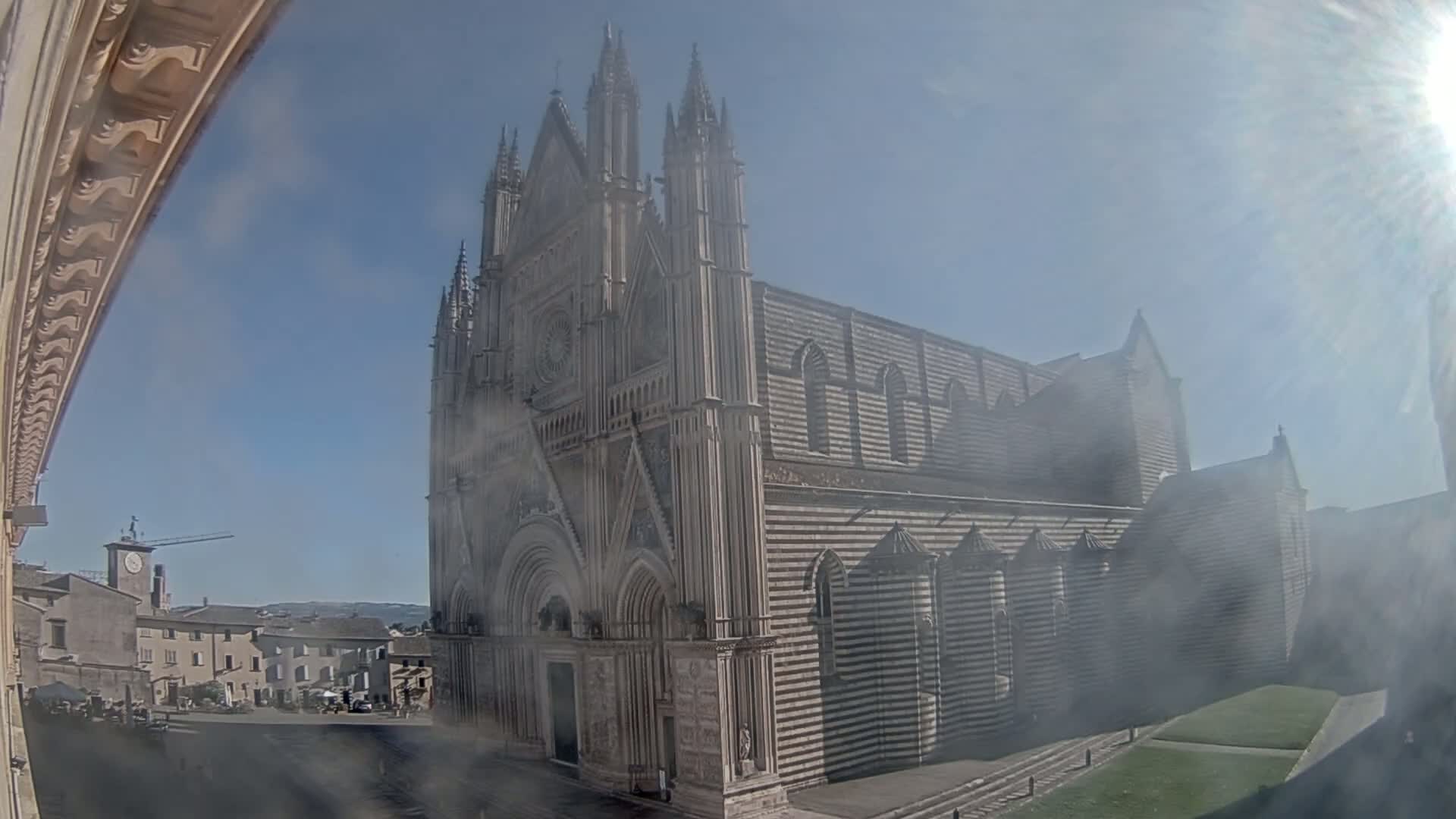 Orvieto Cathedral  Piazza Duomo Square Live Cam - Terni, Umbria, Italy