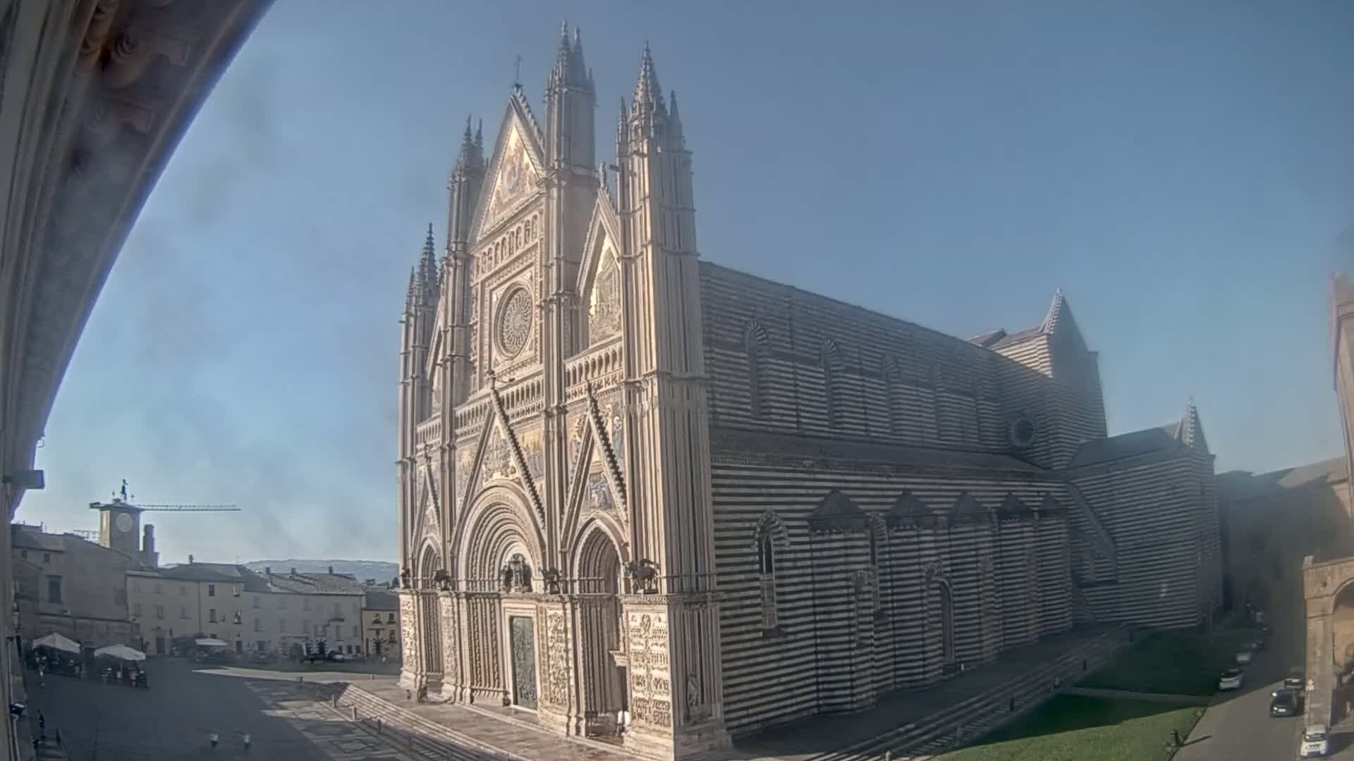 Orvieto Cathedral  Piazza Duomo Square Live Cam - Terni, Umbria, Italy