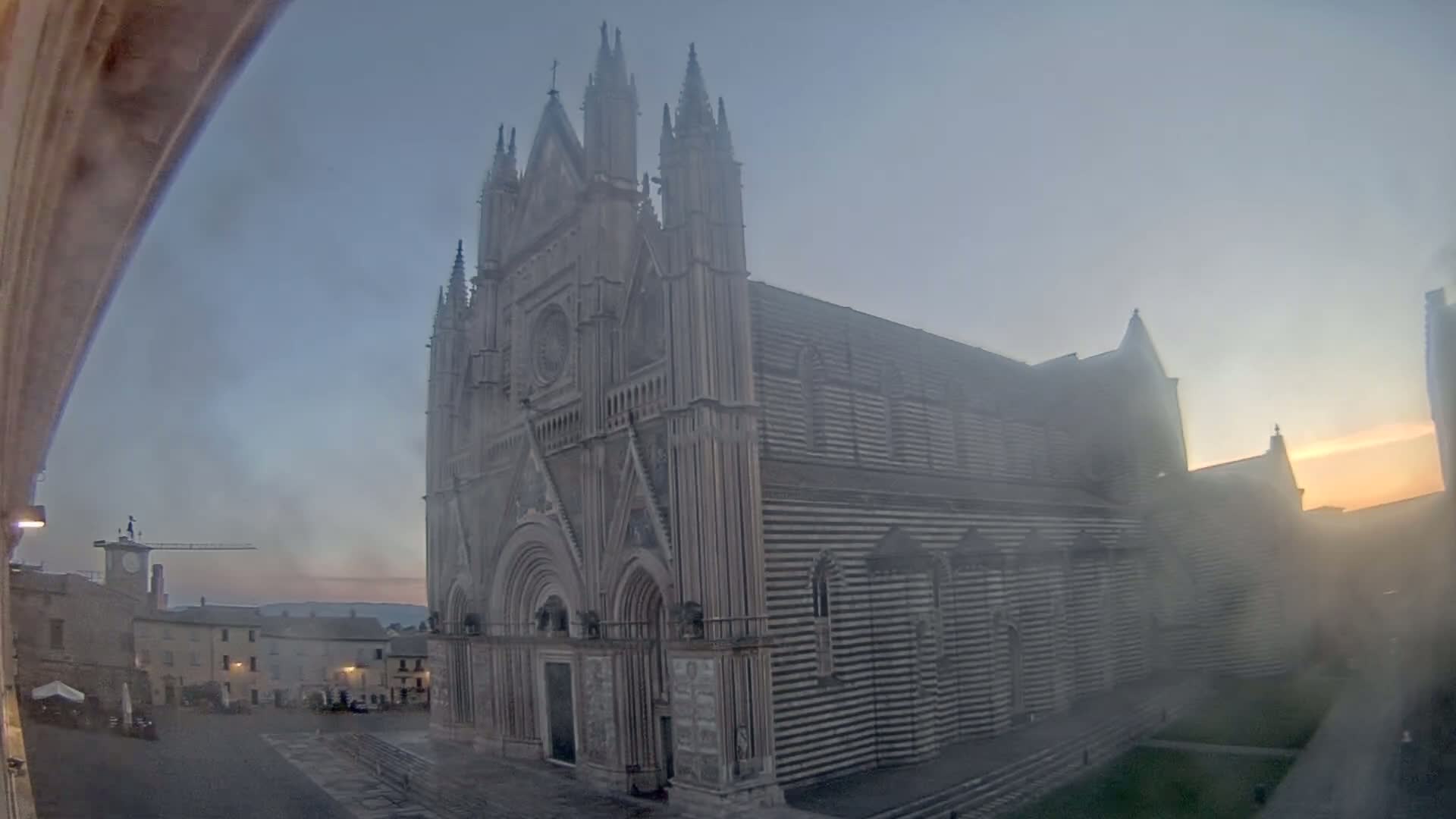 Orvieto Cathedral  Piazza Duomo Square Live Cam - Terni, Umbria, Italy