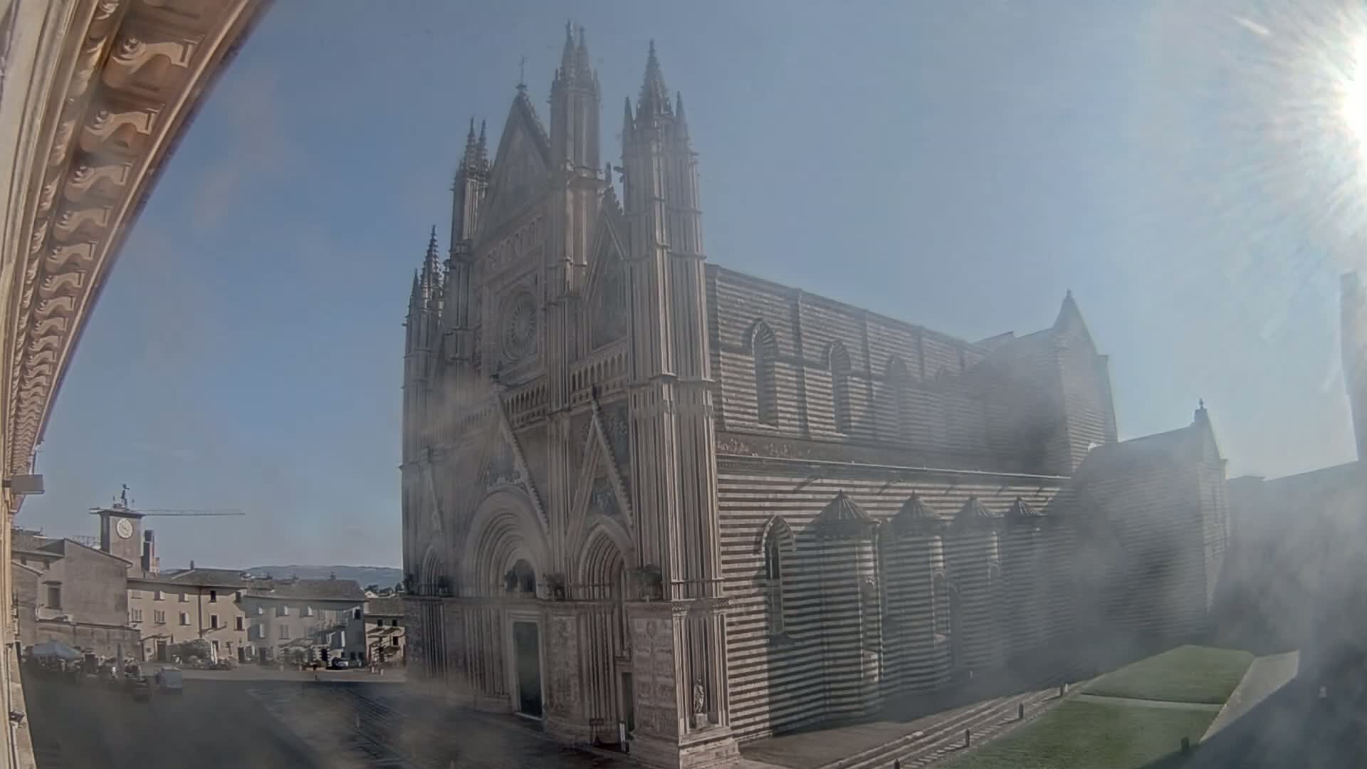 Orvieto Cathedral  Piazza Duomo Square Live Cam - Terni, Umbria, Italy