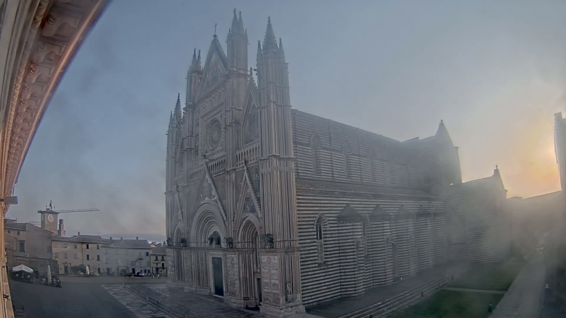 Orvieto Cathedral  Piazza Duomo Square Live Cam - Terni, Umbria, Italy