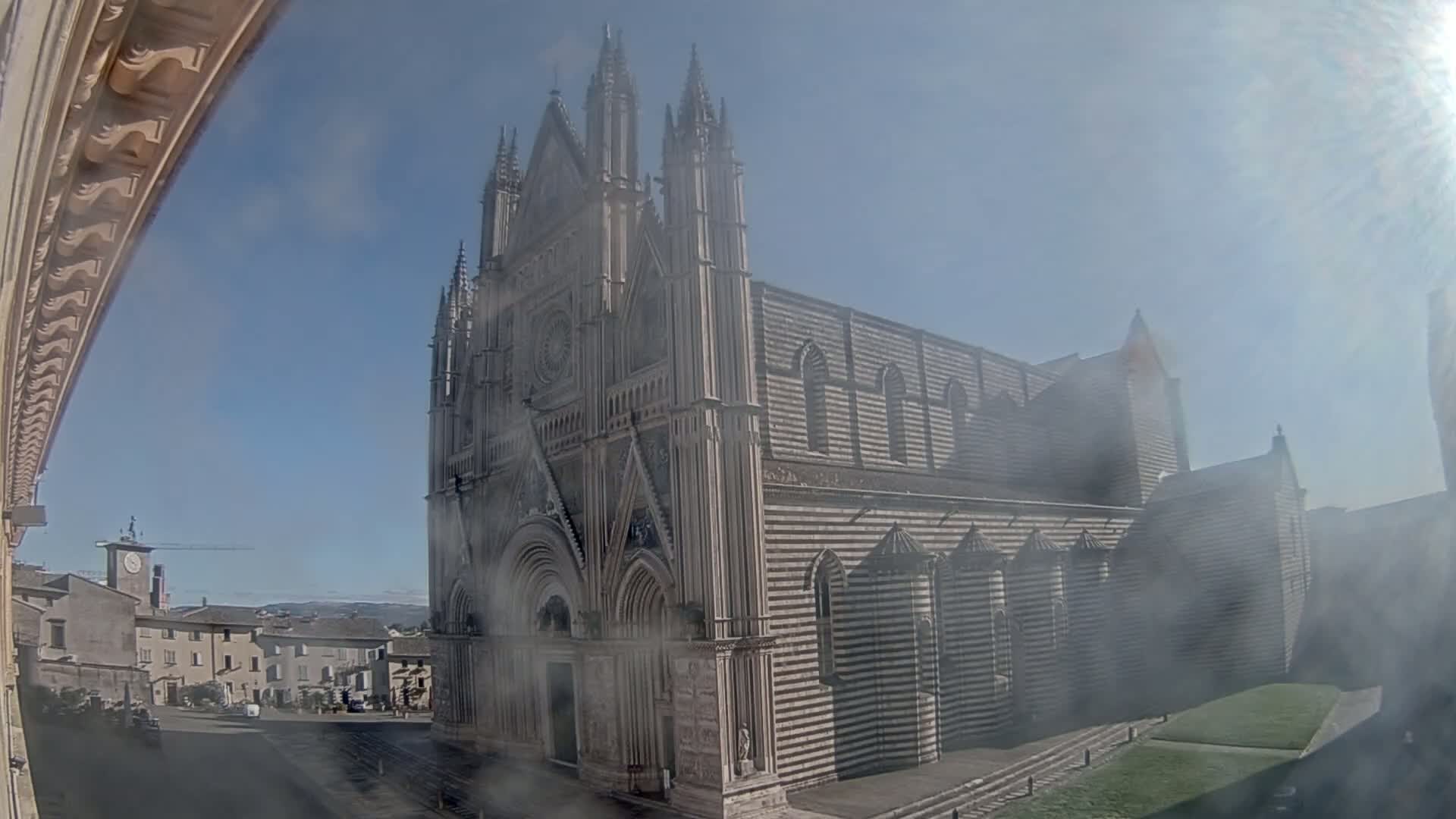 Orvieto Cathedral  Piazza Duomo Square Live Cam - Terni, Umbria, Italy