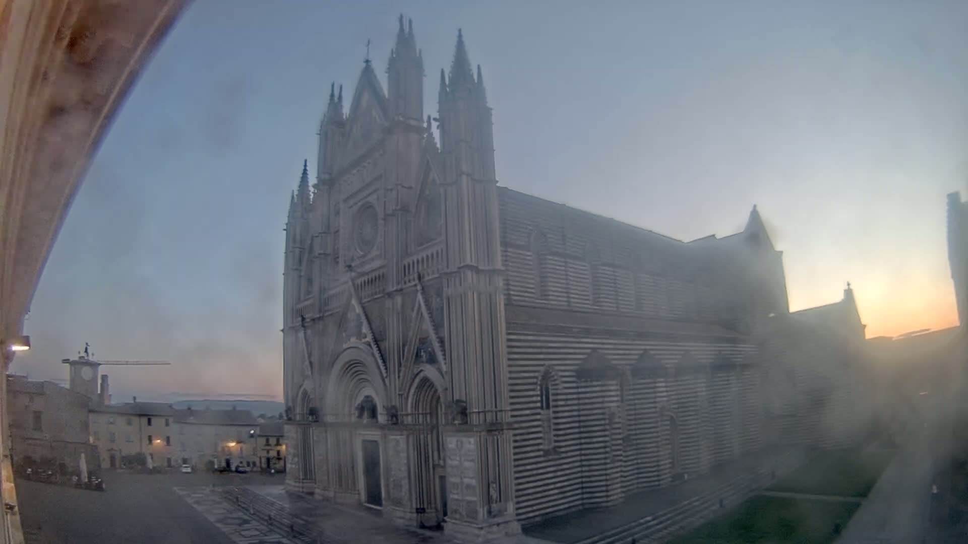 Orvieto Cathedral  Piazza Duomo Square Live Cam - Terni, Umbria, Italy