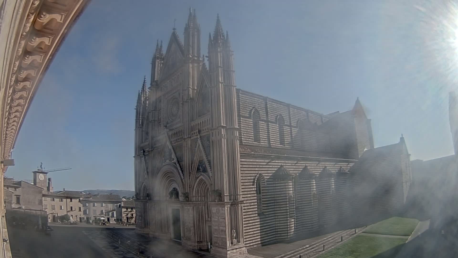 Orvieto Cathedral  Piazza Duomo Square Live Cam - Terni, Umbria, Italy