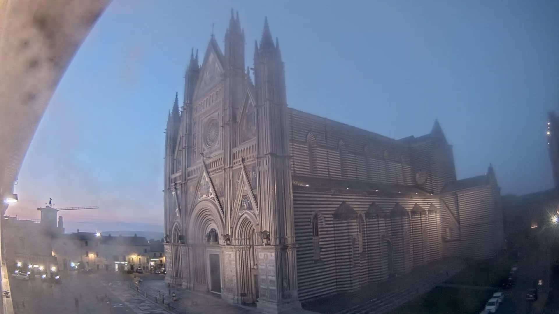 Orvieto Cathedral  Piazza Duomo Square Live Cam - Terni, Umbria, Italy