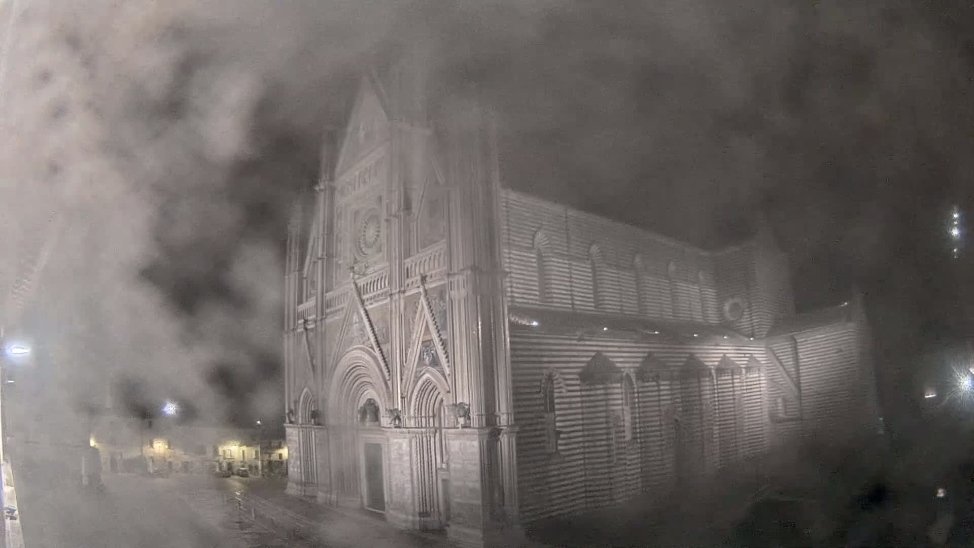 Orvieto Cathedral  Piazza Duomo Square Live Cam - Terni, Umbria, Italy