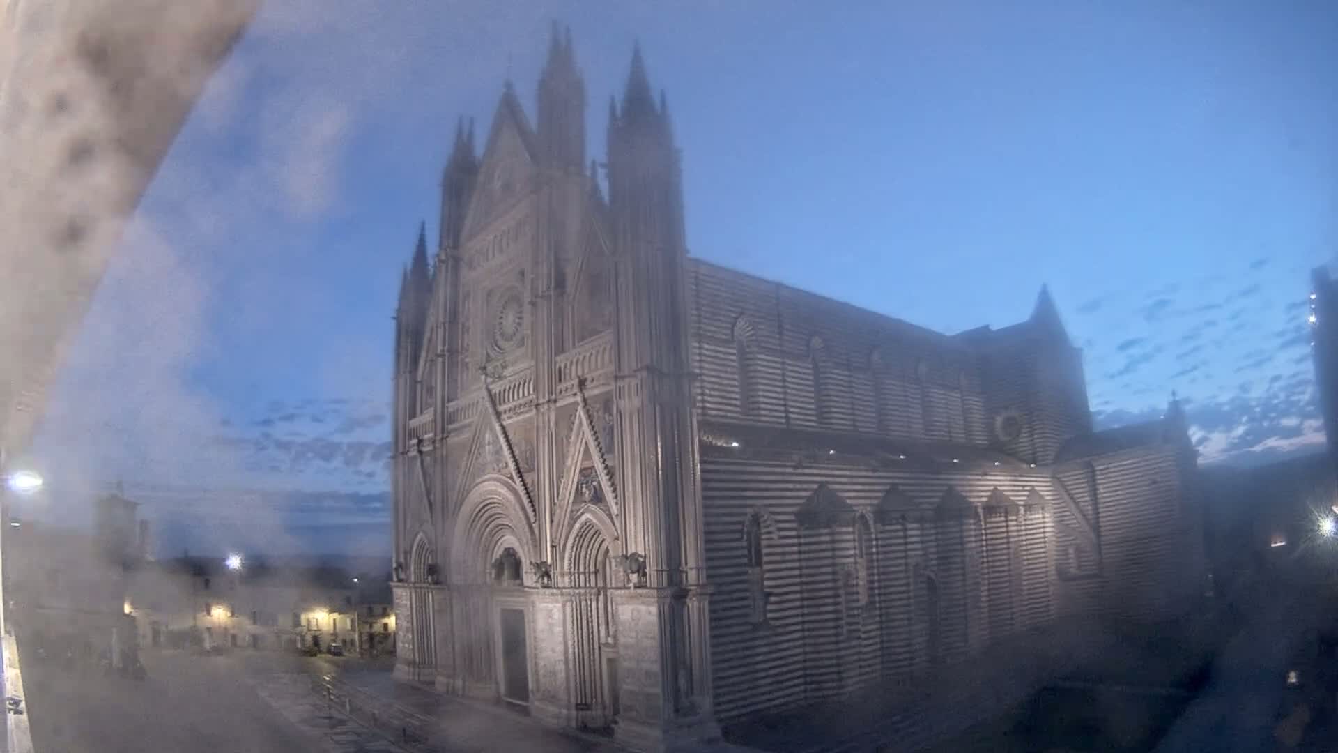 Orvieto Cathedral  Piazza Duomo Square Live Cam - Terni, Umbria, Italy
