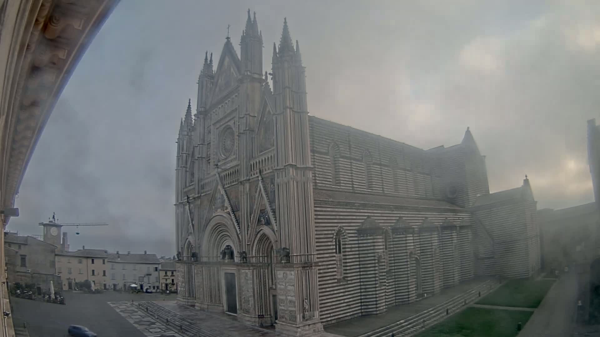 Orvieto Cathedral  Piazza Duomo Square Live Cam - Terni, Umbria, Italy