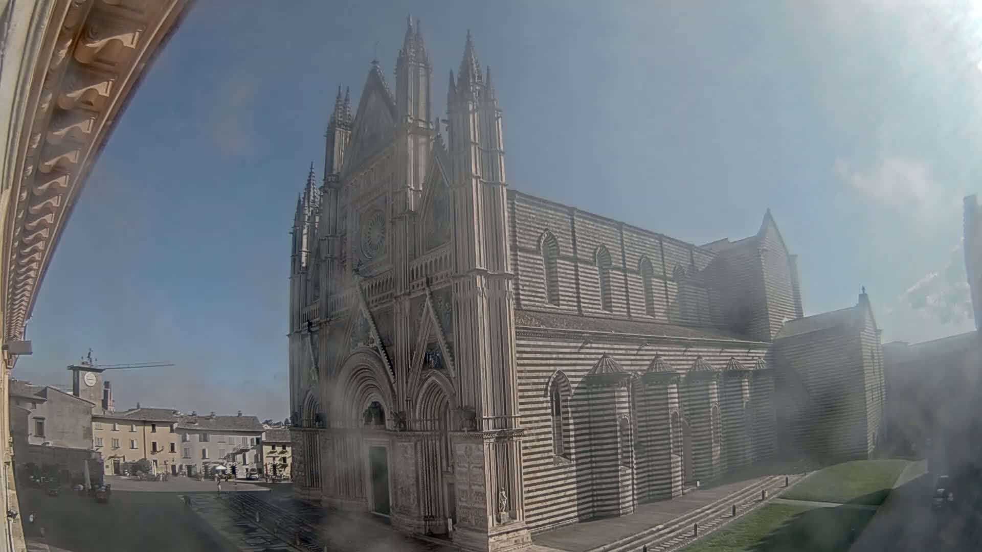 Orvieto Cathedral  Piazza Duomo Square Live Cam - Terni, Umbria, Italy