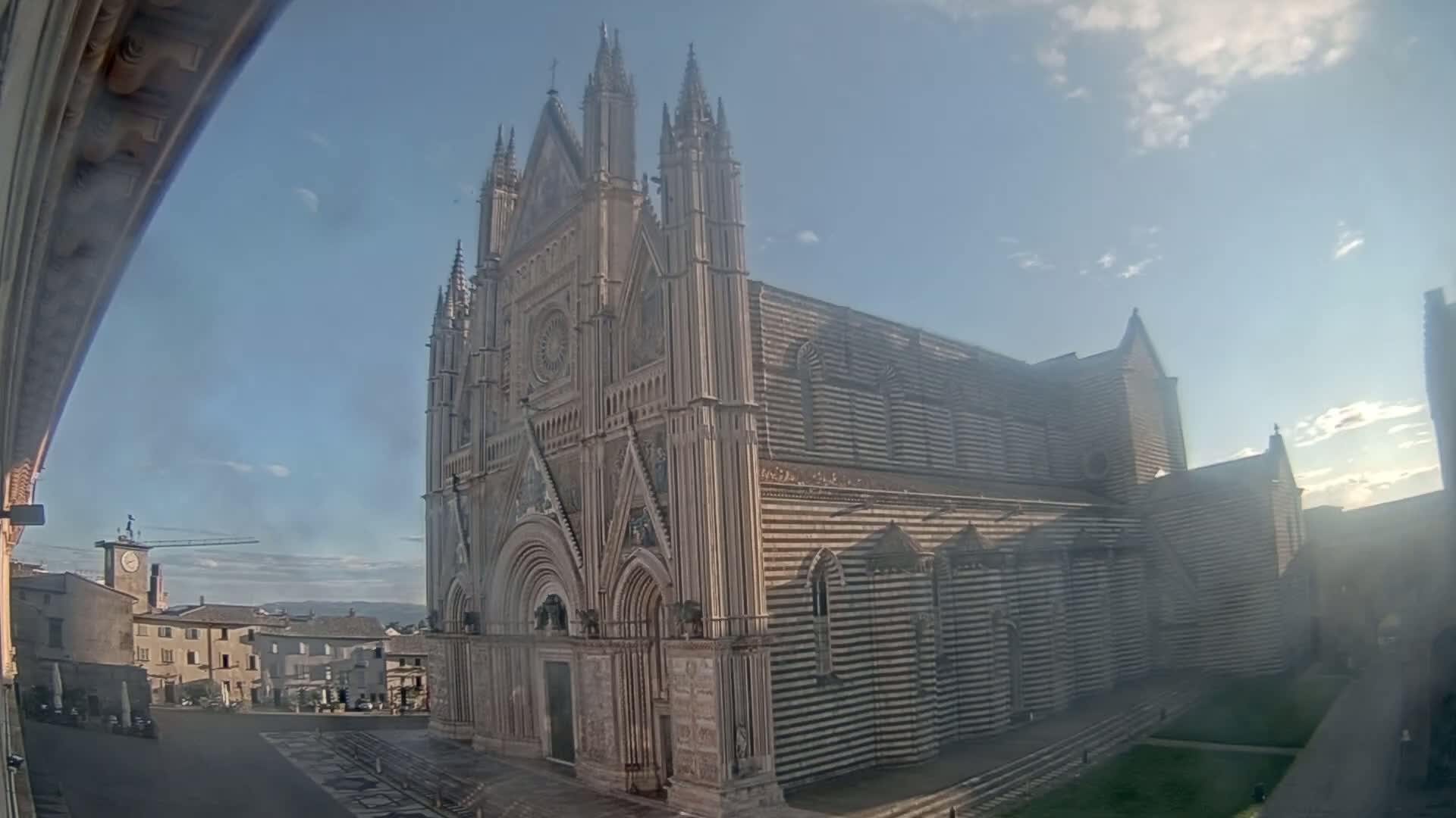 Orvieto Cathedral  Piazza Duomo Square Live Cam - Terni, Umbria, Italy